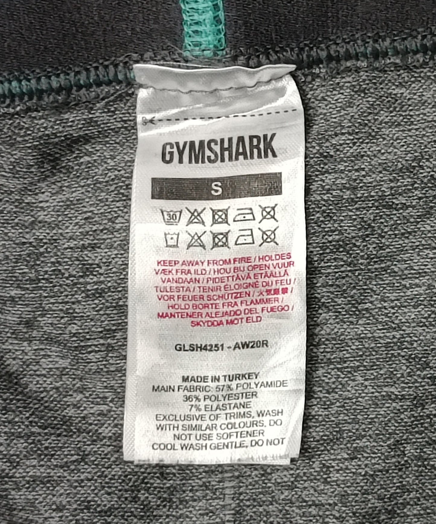 (ДАМСКО) (S) Gymshark Seamless Shorts клин