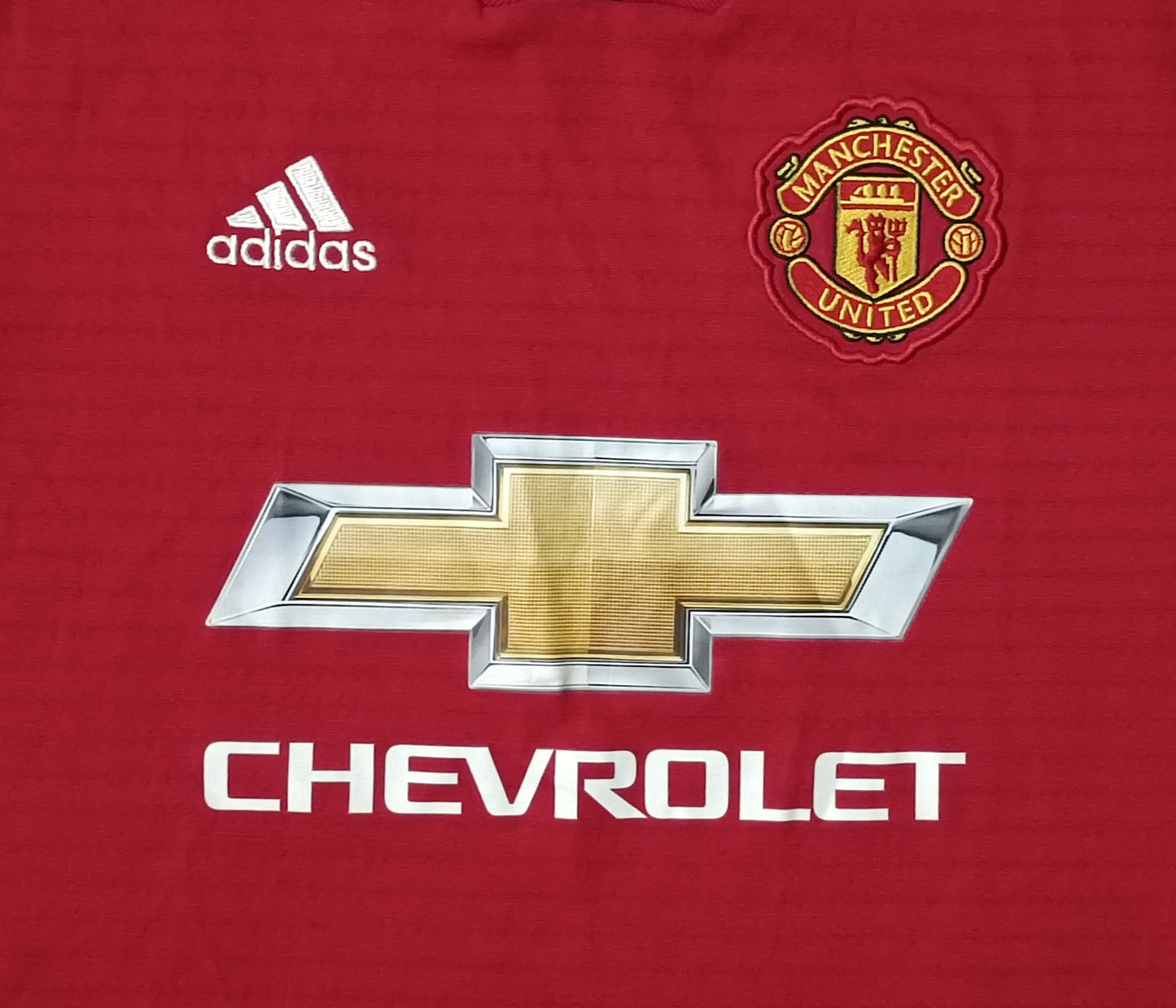 (ДЕТСКО) (Ръст 128-137см) Adidas Manchester United Home Jersey тениска