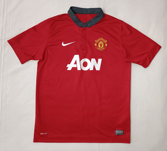 (ДЕТСКО) (Ръст 147-158см) Nike DRI-FIT Manchester United Home Jersey тениска