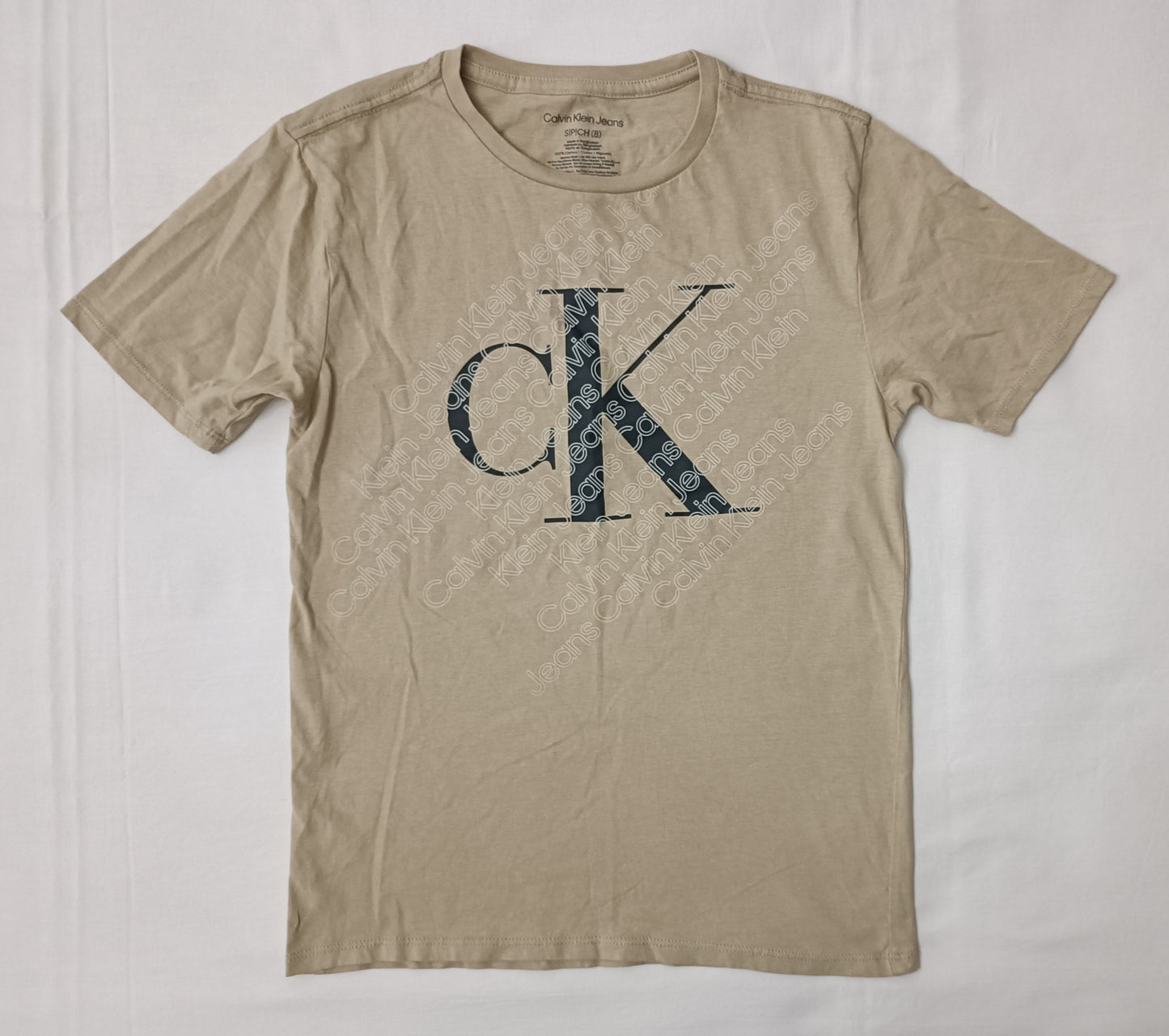 (ДЕТСКО) (Ръст 128-137см) Calvin Klein Jeans Tee тениска