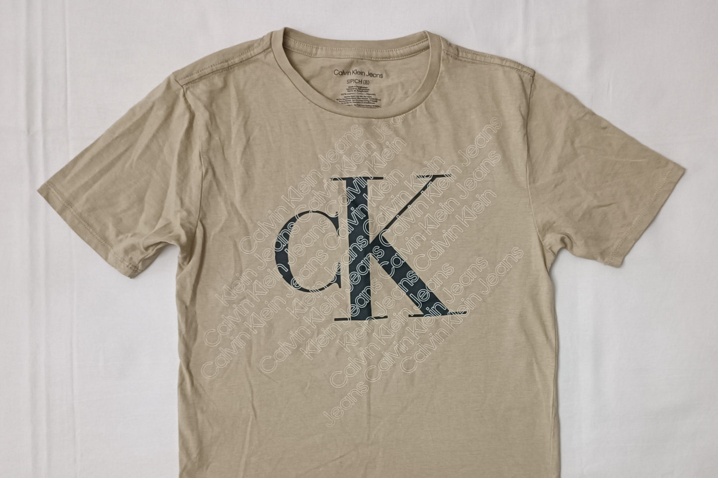 (ДЕТСКО) (Ръст 128-137см) Calvin Klein Jeans Tee тениска