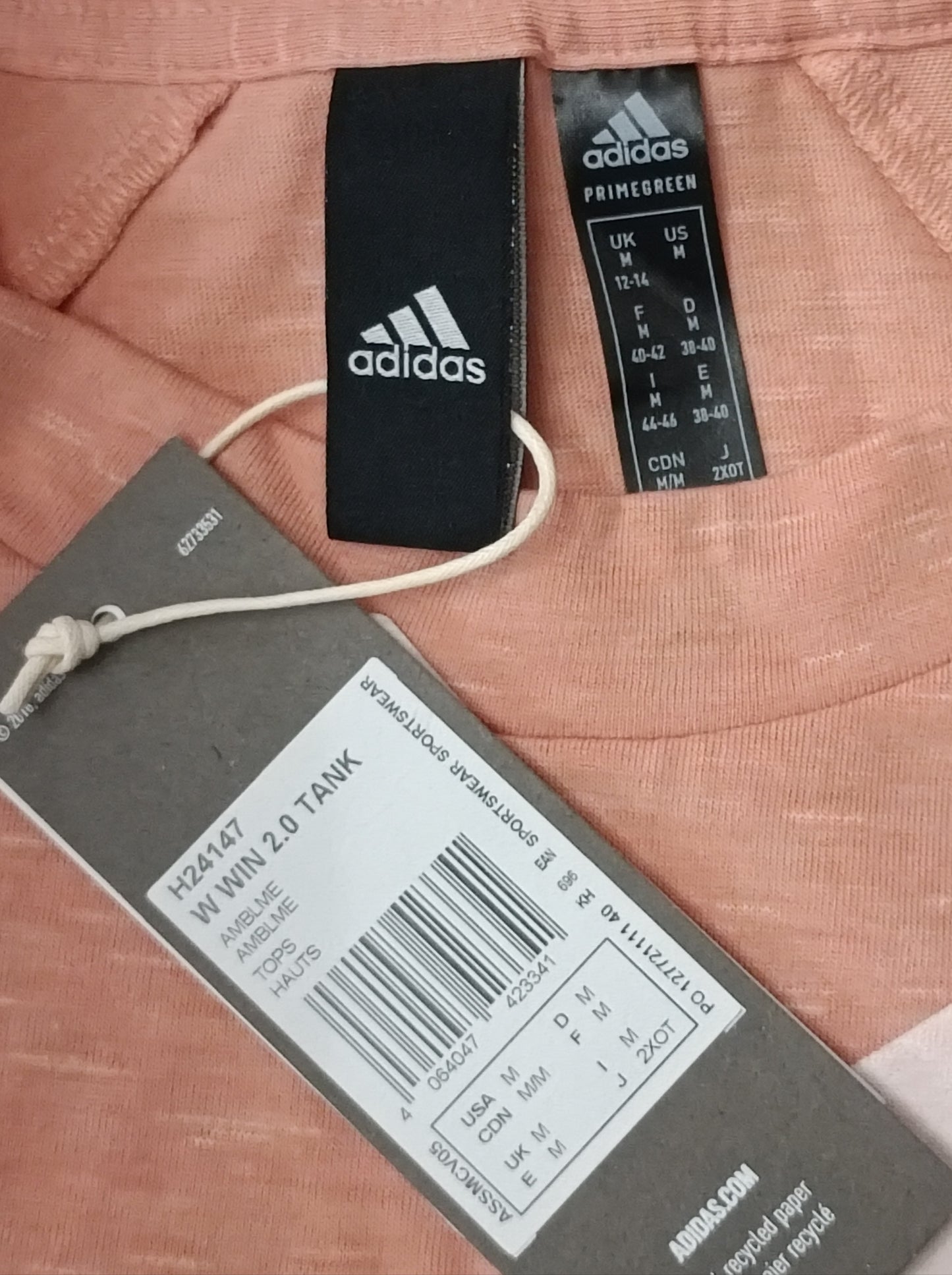 (ДАМСКО) (M) Adidas Logo Sportswear Tank Top потник