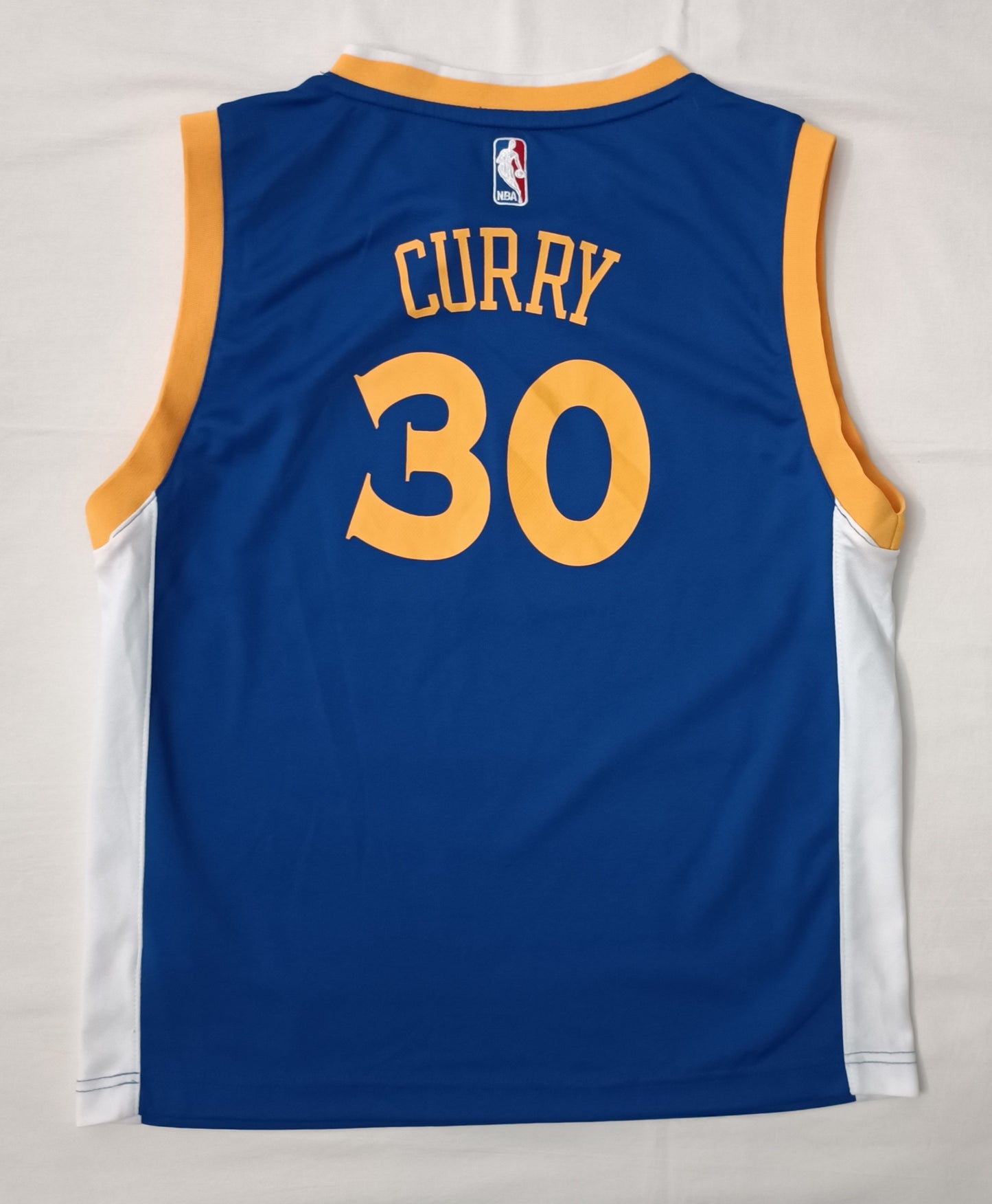 (ДЕТСКО) (Ръст 147-158см) Adidas Golden State Warriors #30 Curry Jersey потник