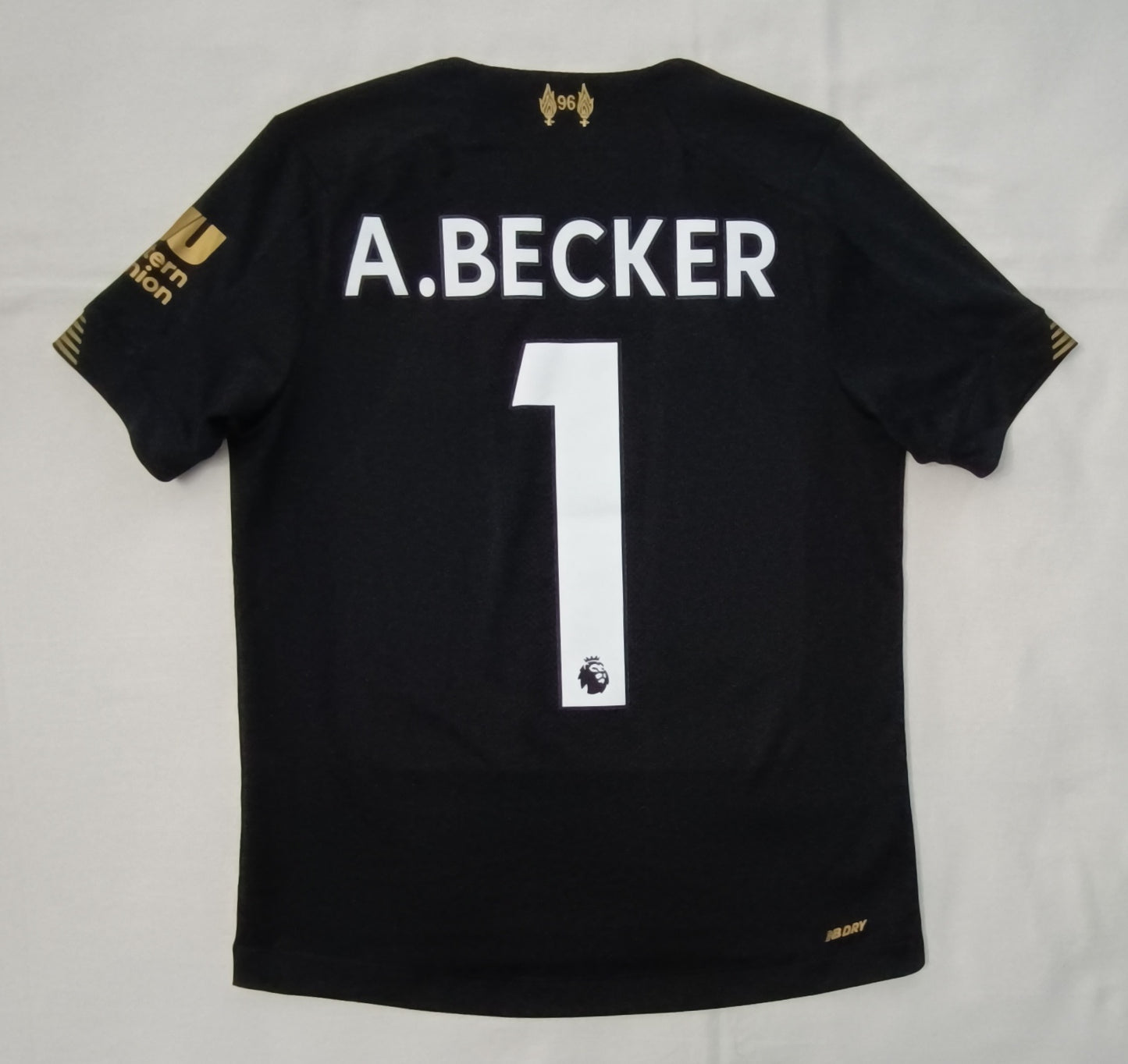 (ДЕТСКО) (Ръст 137-147см) New Balance Liverpool #1 A. Becker Jersey тениска