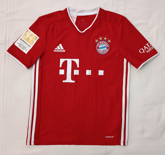 (ДЕТСКО) (Ръст 158-170см) Adidas Bayern Munchen #19 Davies Home Jersey тениска