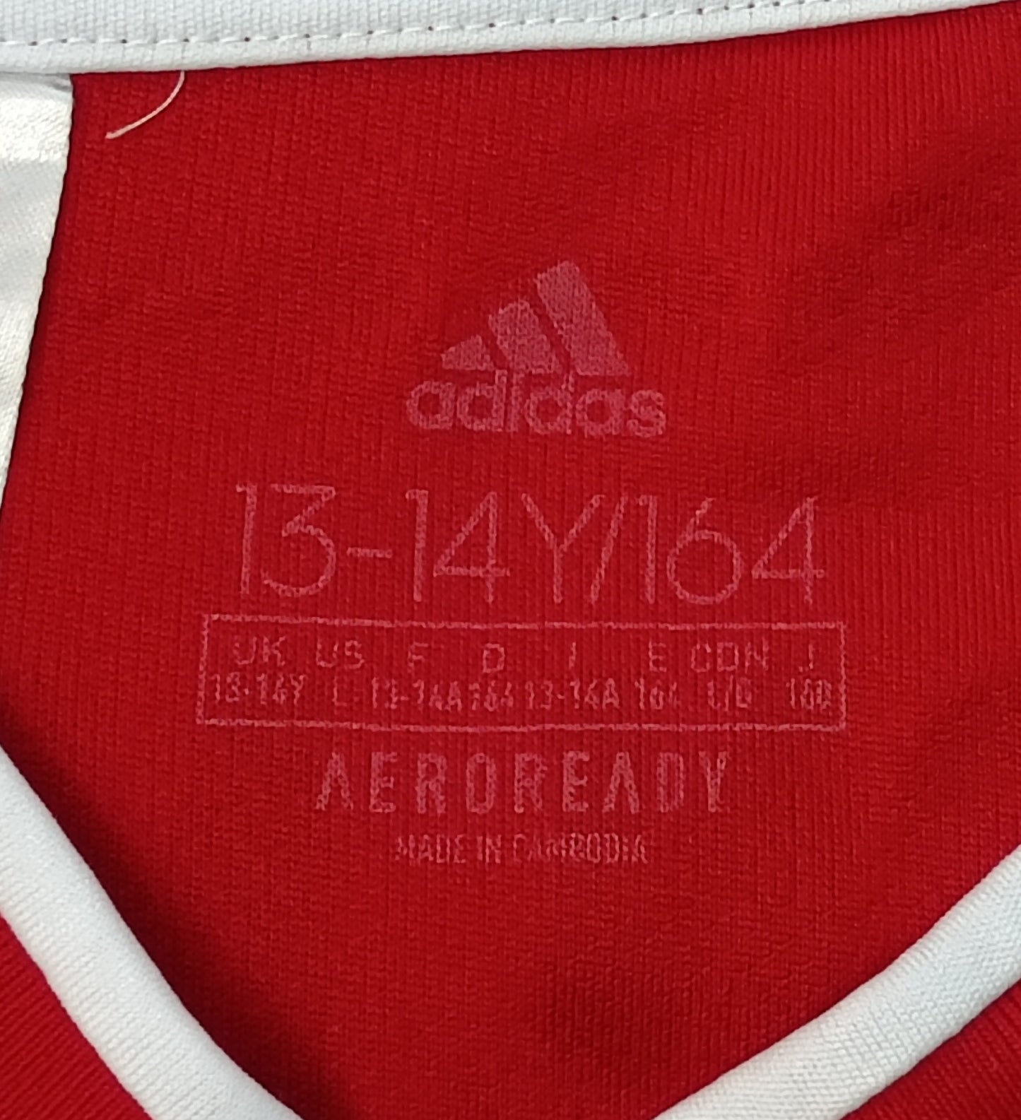 (ДЕТСКО) (Ръст 158-170см) Adidas Bayern Munchen #19 Davies Home Jersey тениска