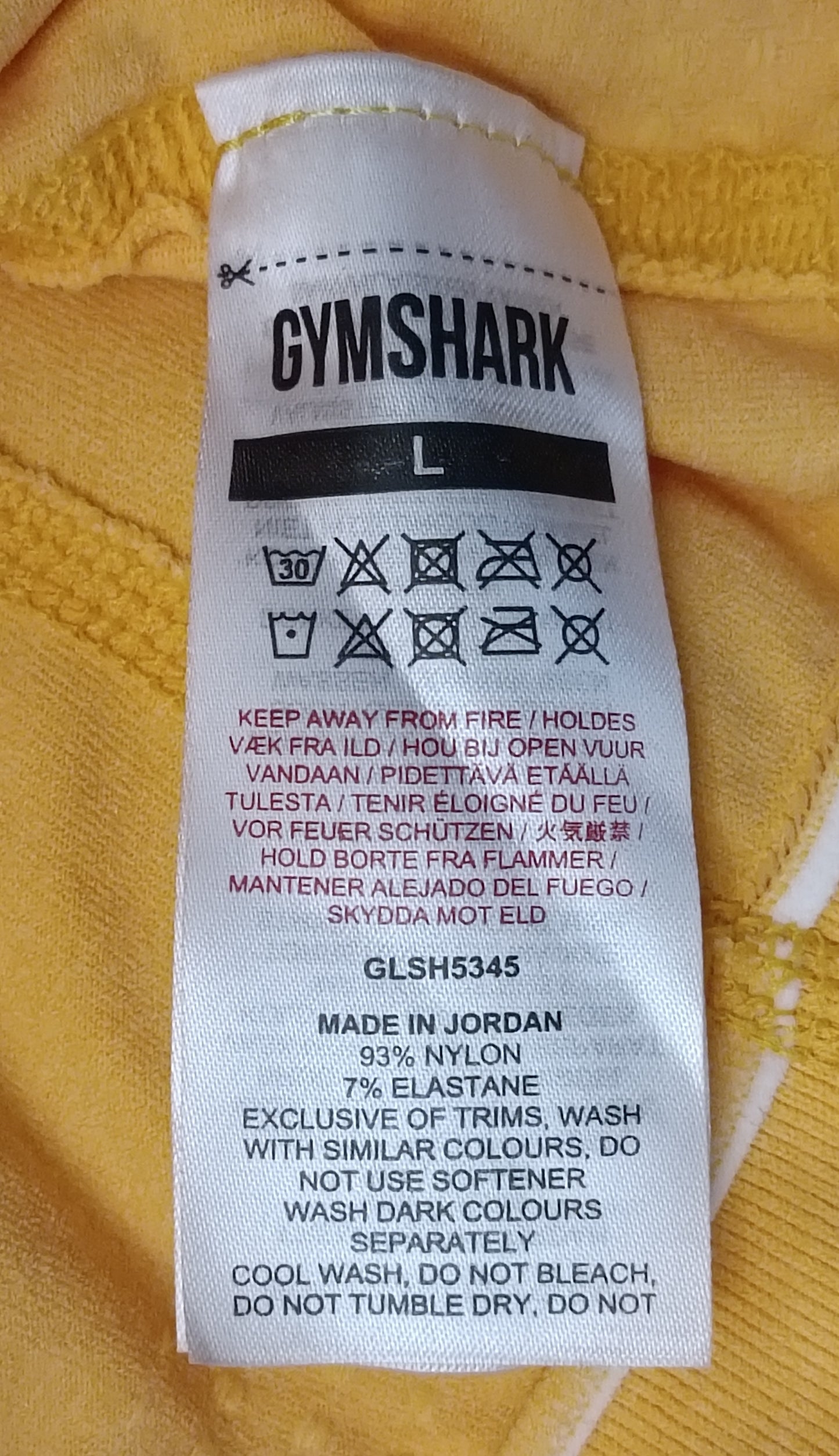 (ДАМСКО) (L) Gymshark Seamless Shorts клин