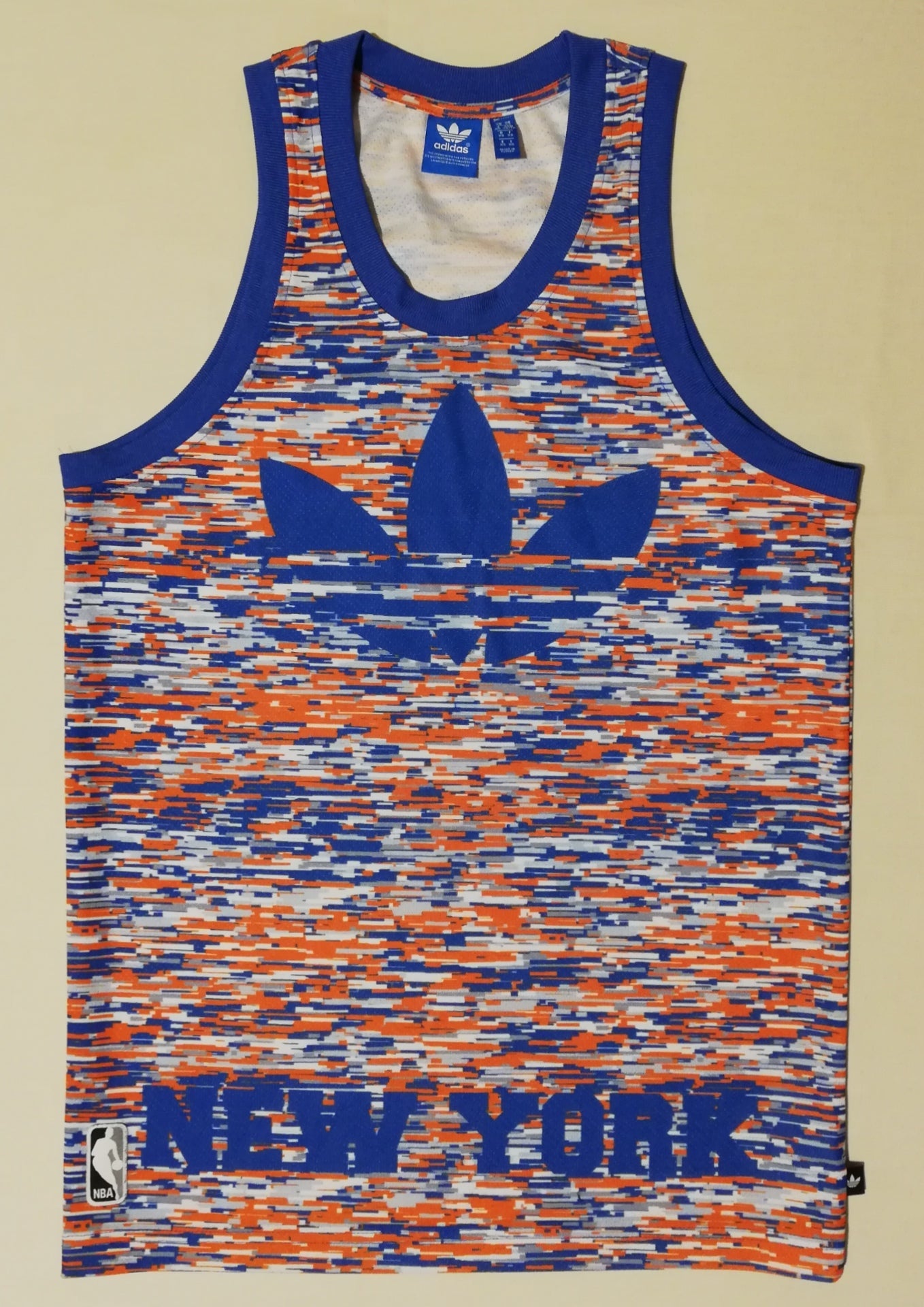 (XS) Adidas Originals NBA New York Knicks потник