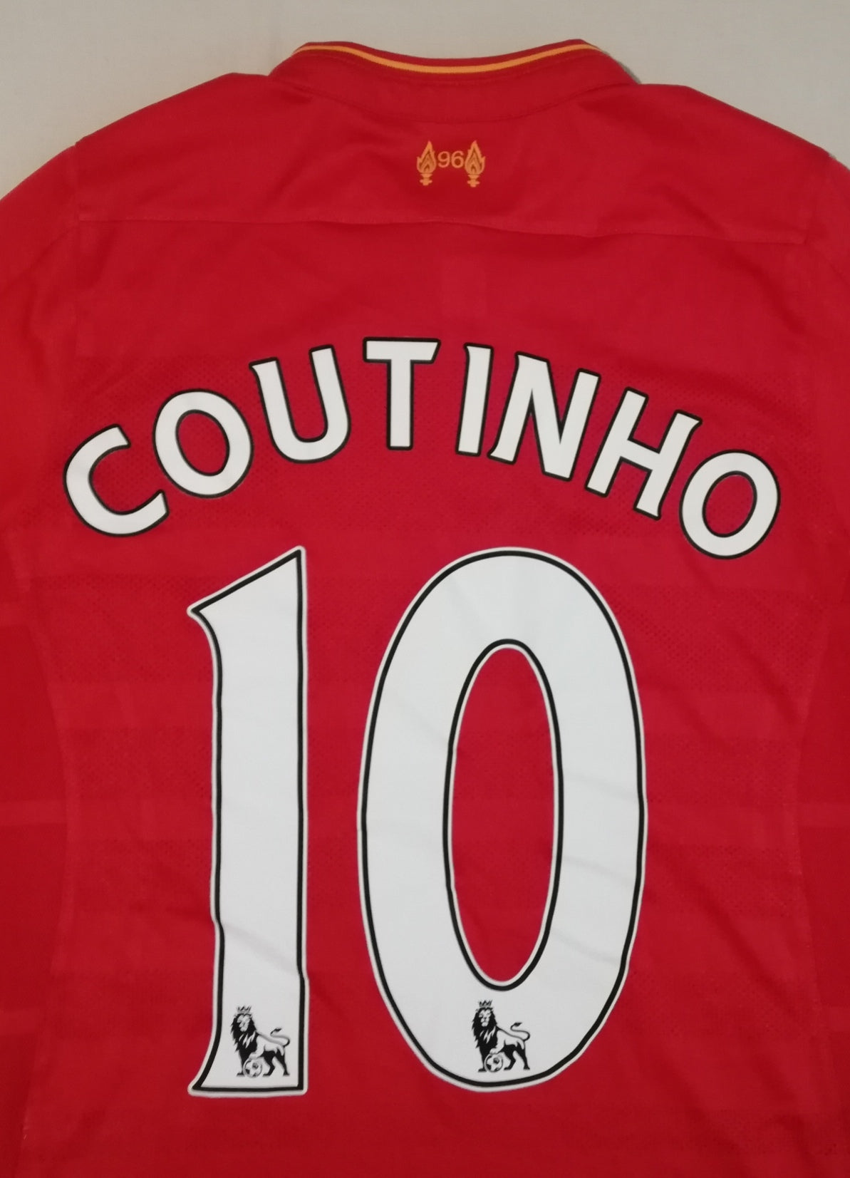 (ДЕТСКО) (Ръст 147-158см) New Balance Liverpool FC Jersey #10 Coutinho тениска