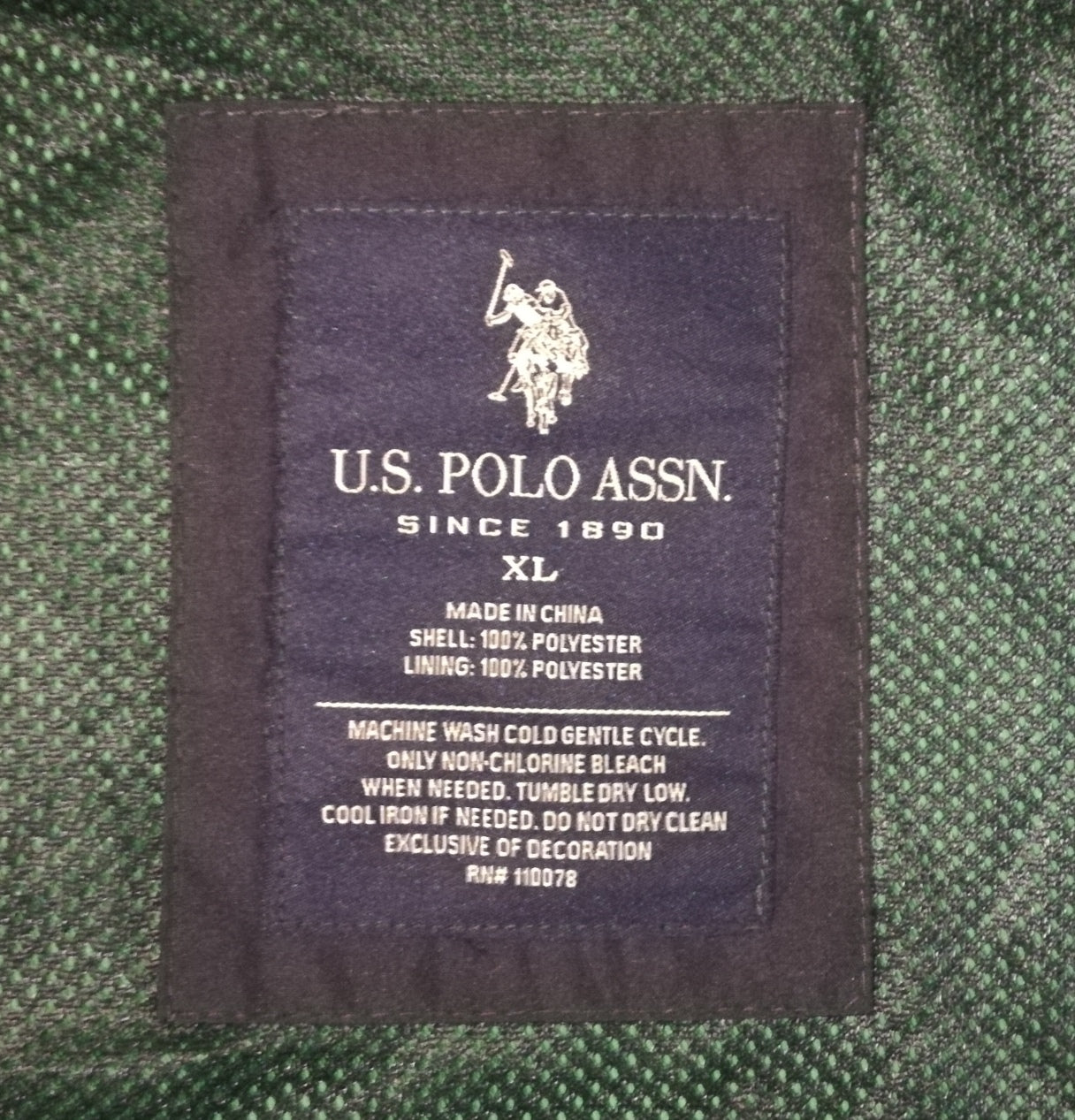 (ДЕТСКО) (Ръст 158-170см) U.S. Polo ASSN. яке