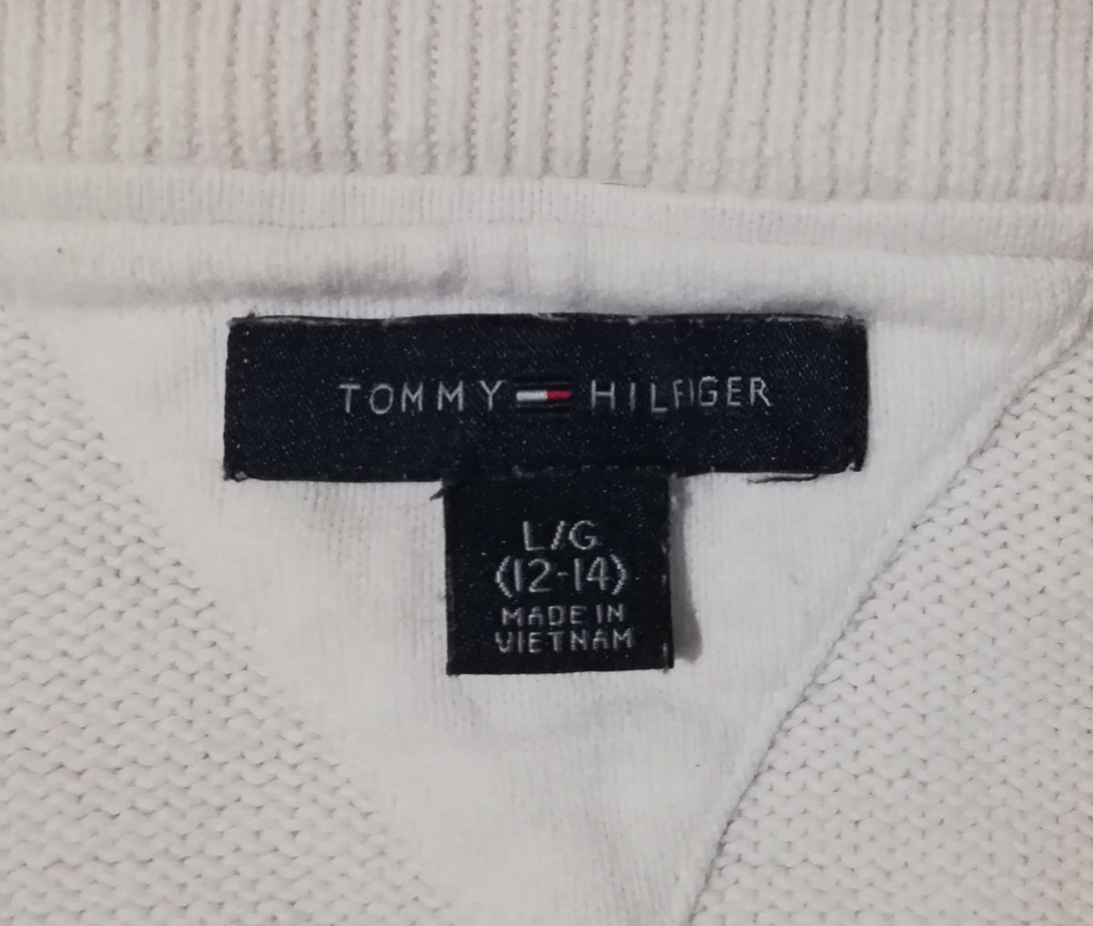 (ДЕТСКО) (Тъст 147-158см) Tommy Hilfiger пуловер