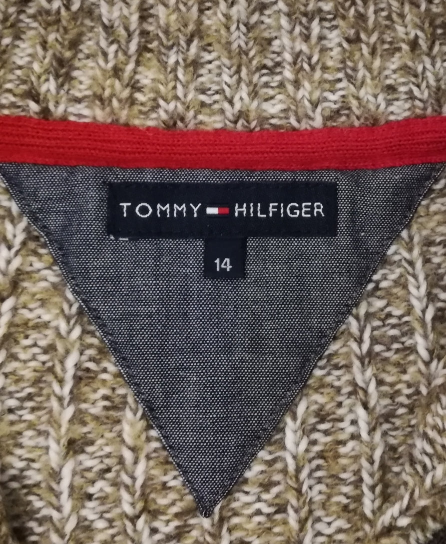 (ДЕТСКО) (Ръст 158-170см) Tommy Hilfiger пуловер