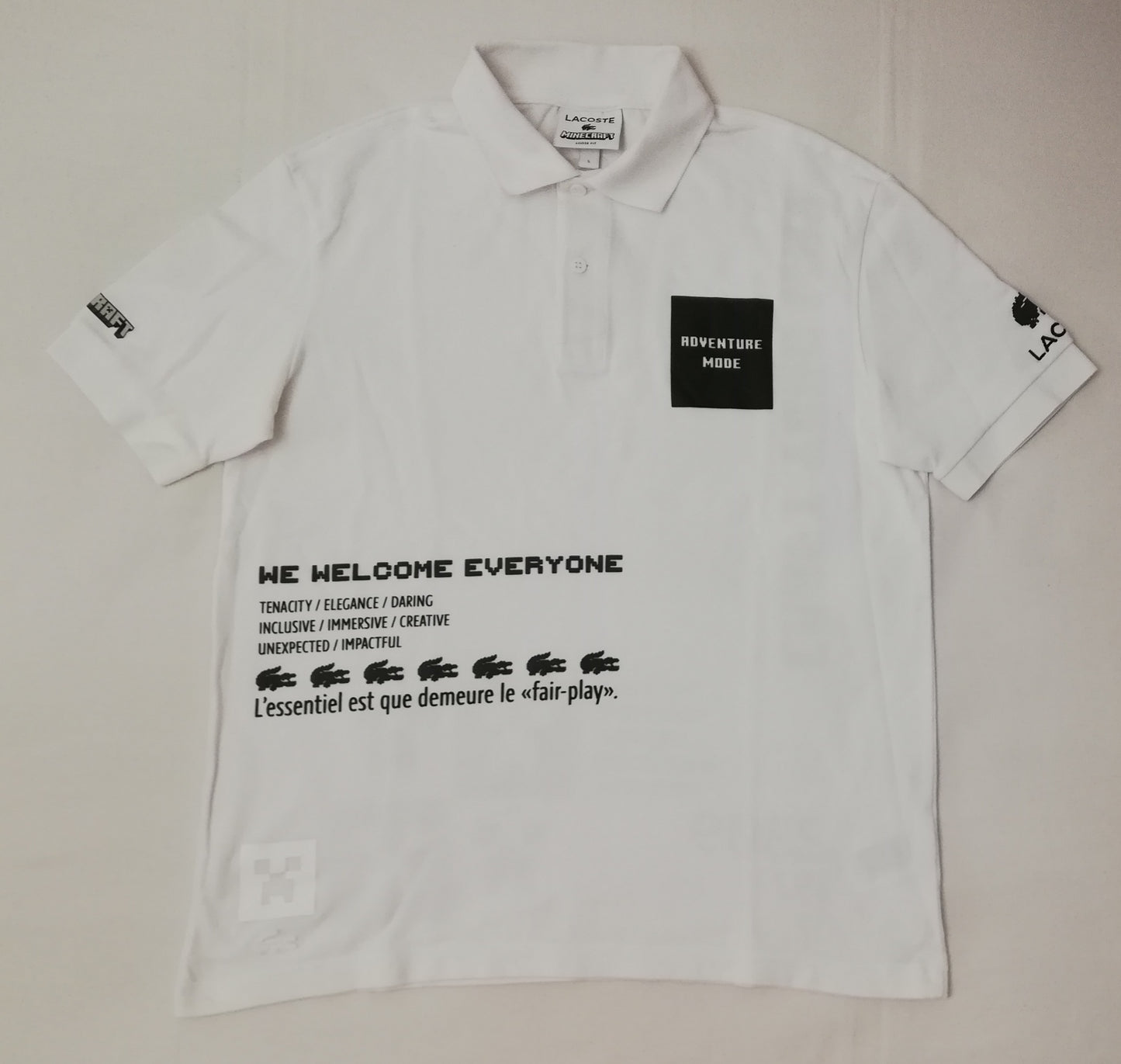 (S) Lacoste x Minecraft Polo Shirt поло тениска