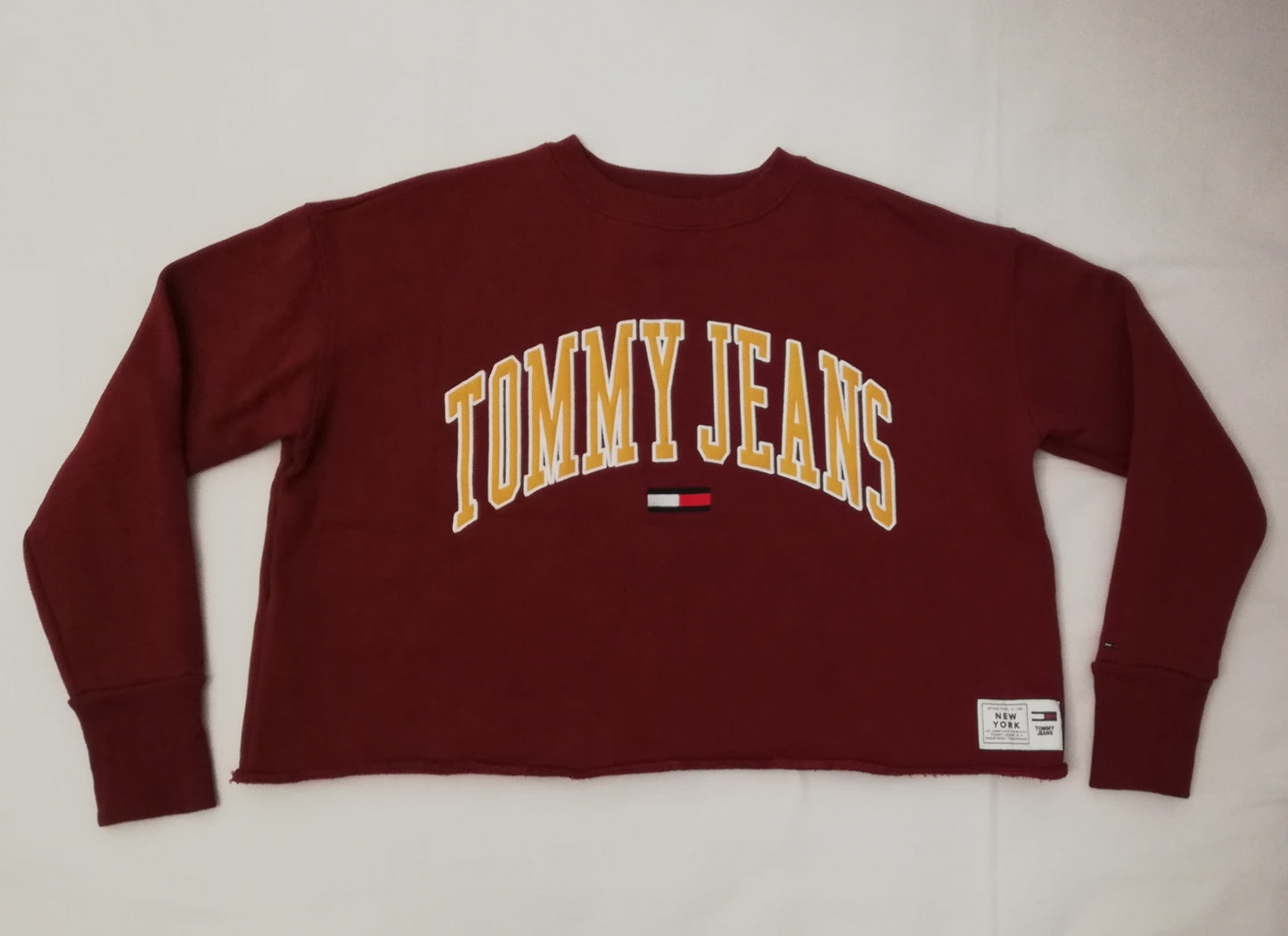 (ДАМСКО) (XS) Tommy Jeans Cropped Sweatshirt горнище