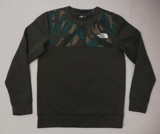 (ДЕТСКО) (Ръст 147-158см) The North Face Camouflage Sweatshirt горнище