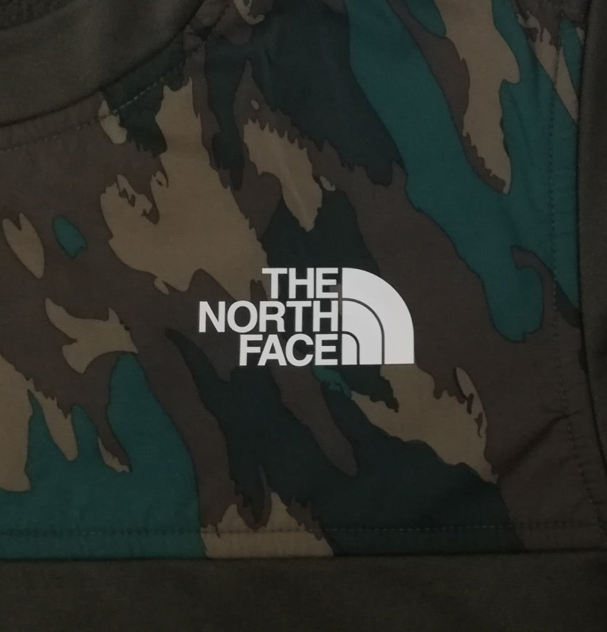 (ДЕТСКО) (Ръст 147-158см) The North Face Camouflage Sweatshirt горнище