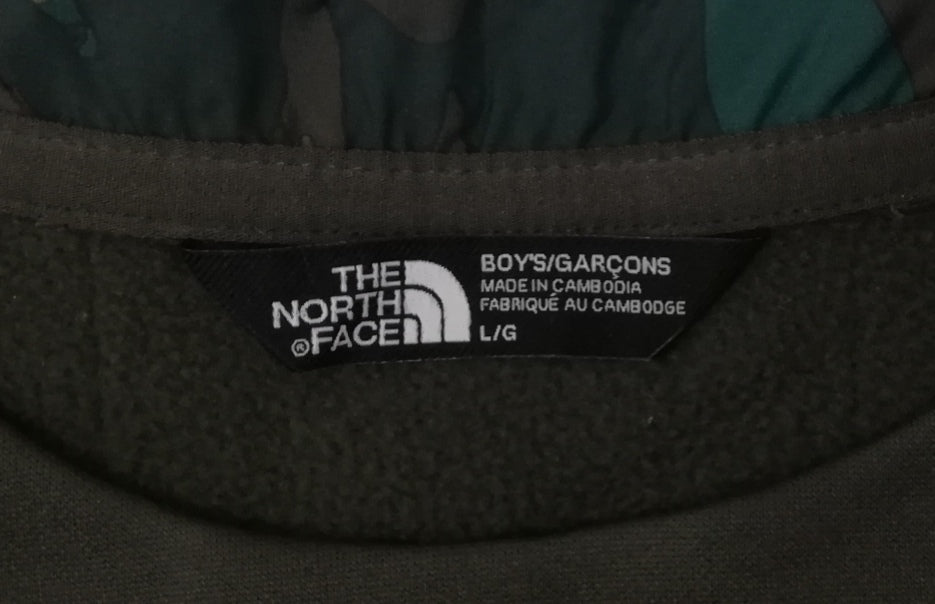 (ДЕТСКО) (Ръст 147-158см) The North Face Camouflage Sweatshirt горнище