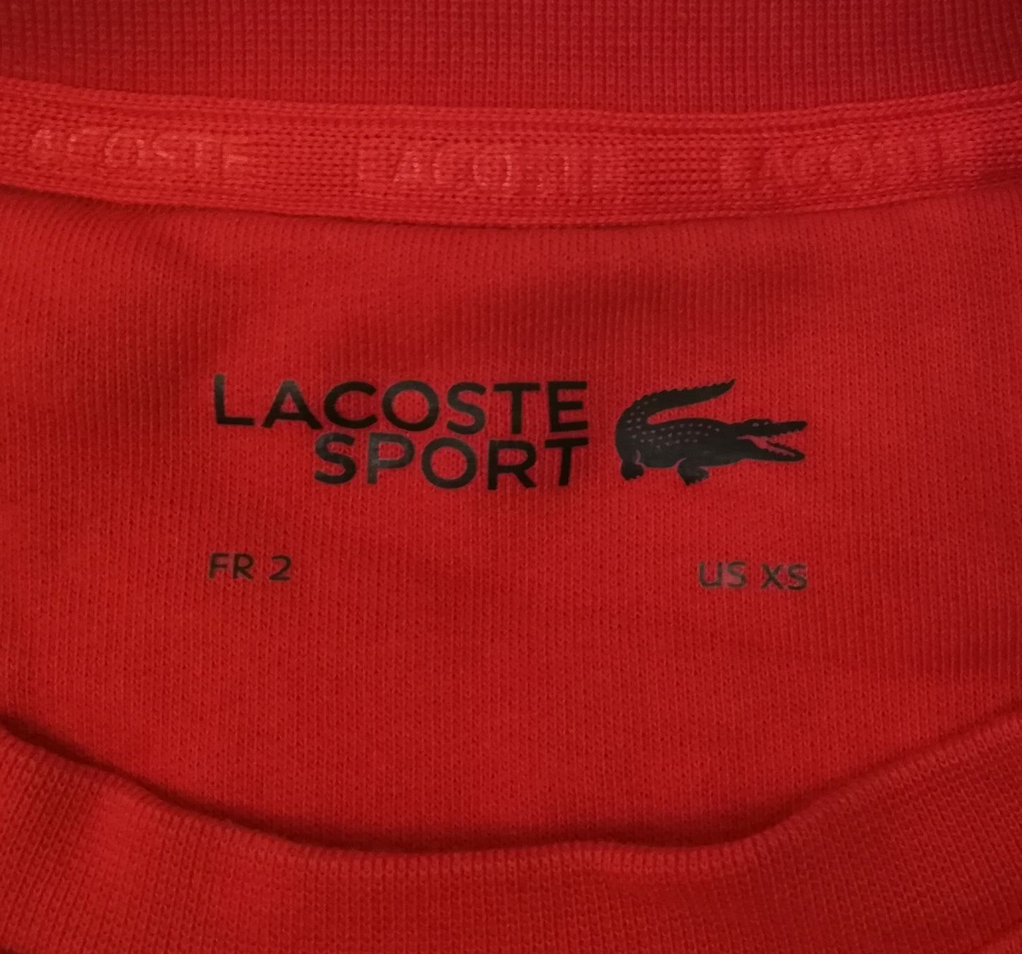 (XS) Lacoste Sport Two Tone Fleece Sweatshirt горнище