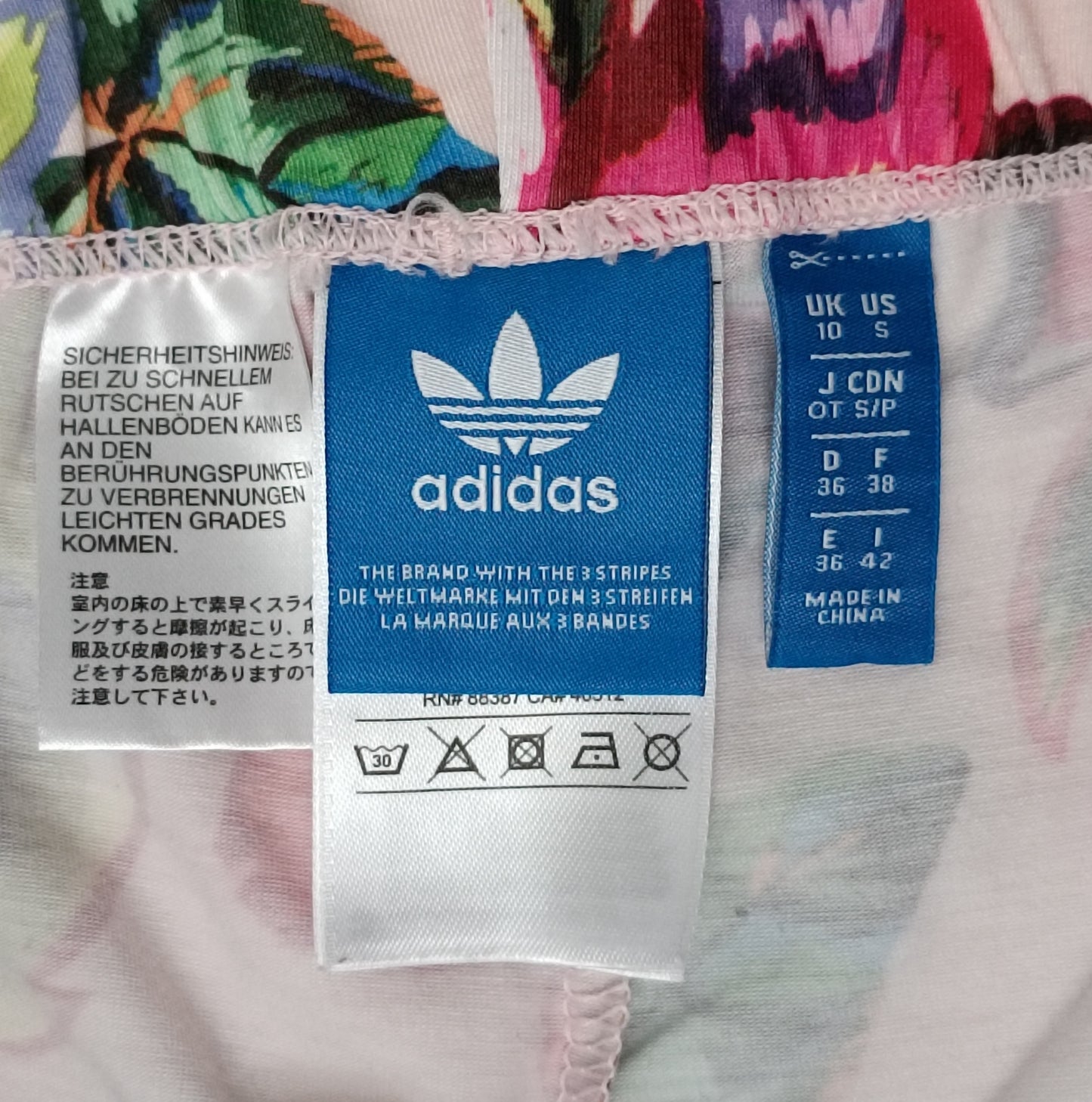 (ДАМСКО) (S) Adidas Originals Flora Tights клин