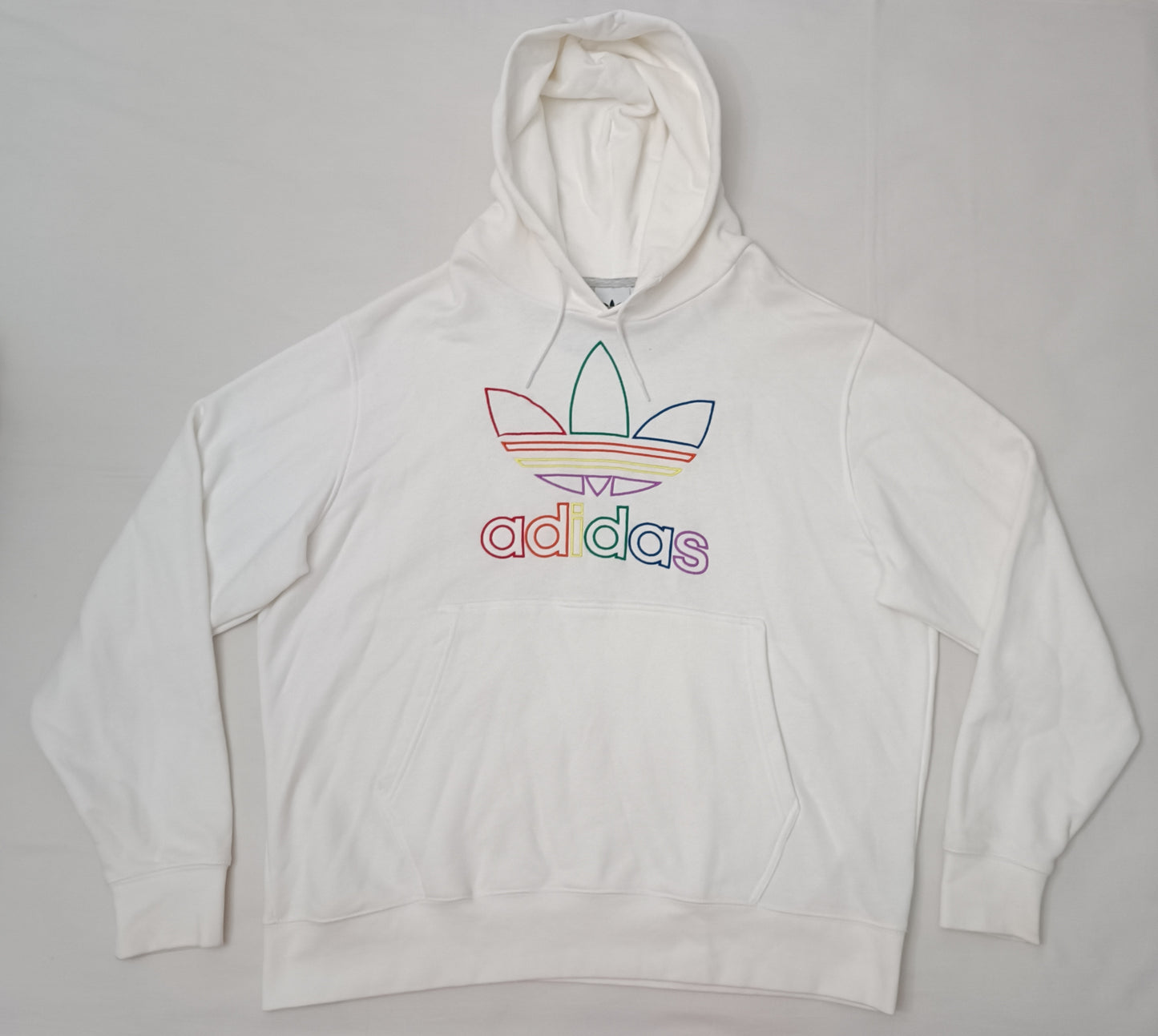 (2XL) Adidas Originals Pride Trefoil Hoodie горнище