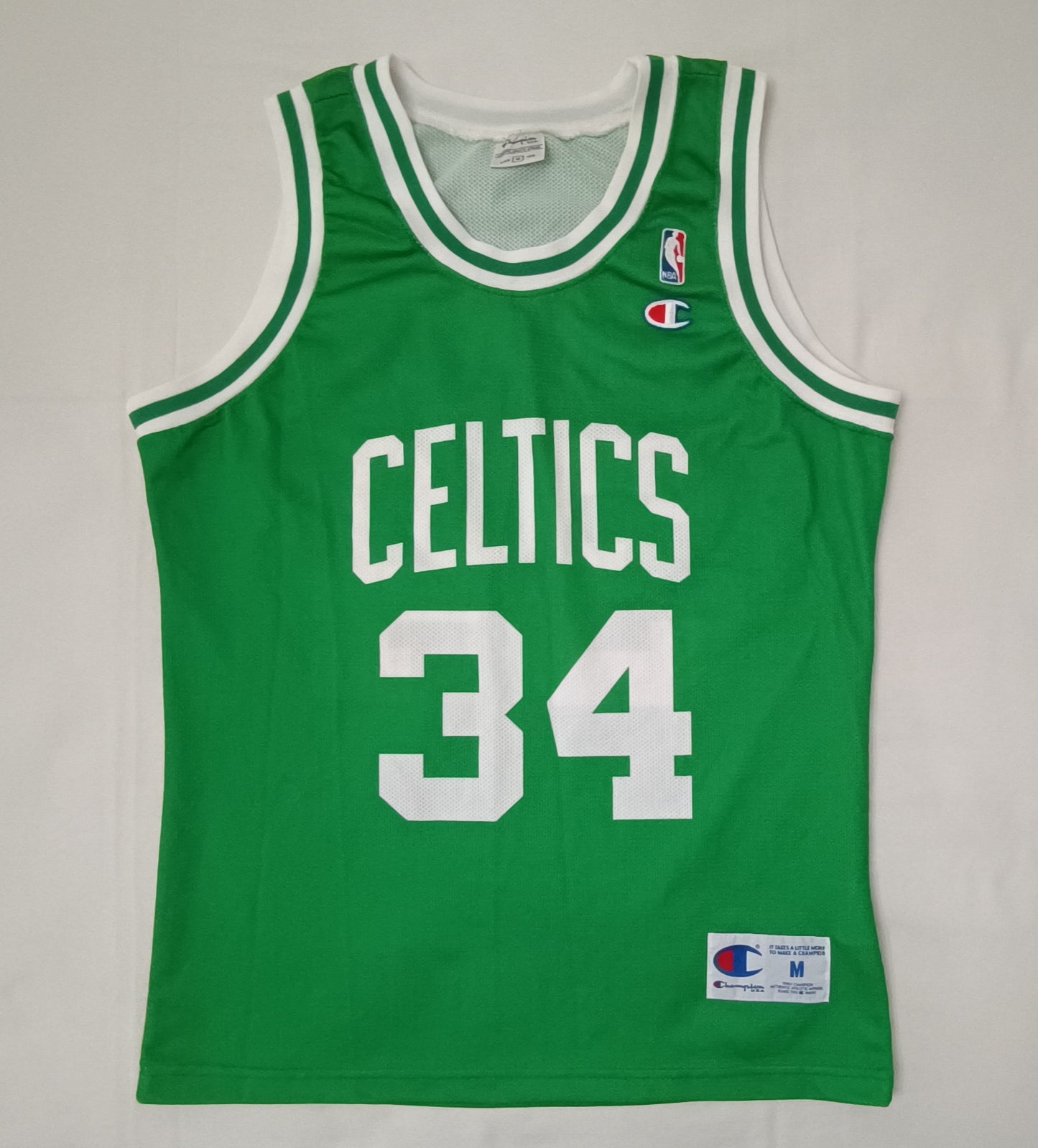 (M) Champion NBA Boston Celtics #34 Paul Pierce потник