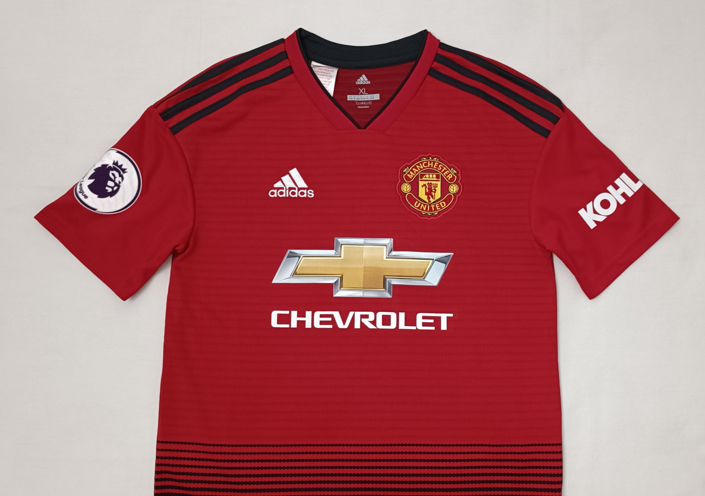 (ДЕТСКО) (Ръст 158-170см) Adidas Manchester United #9 Lukaku Home Jersey тениска