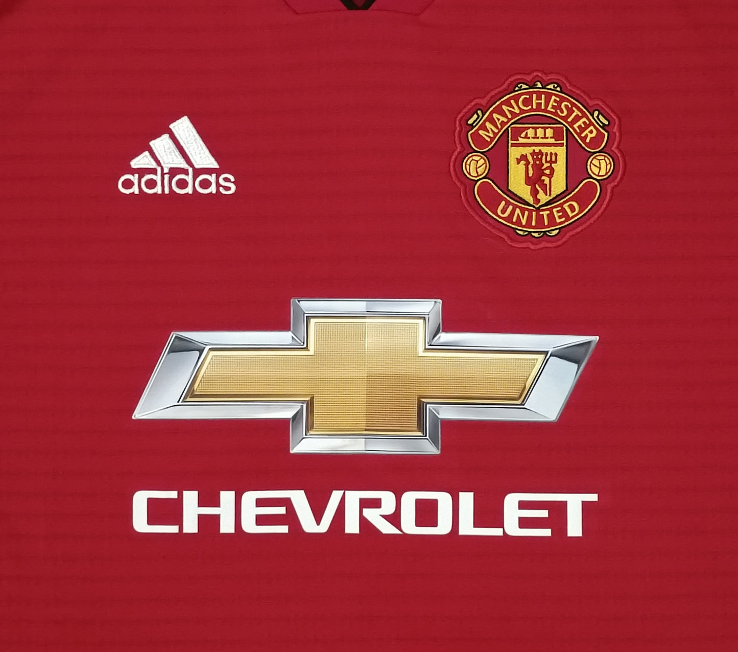 (ДЕТСКО) (Ръст 158-170см) Adidas Manchester United #9 Lukaku Home Jersey тениска