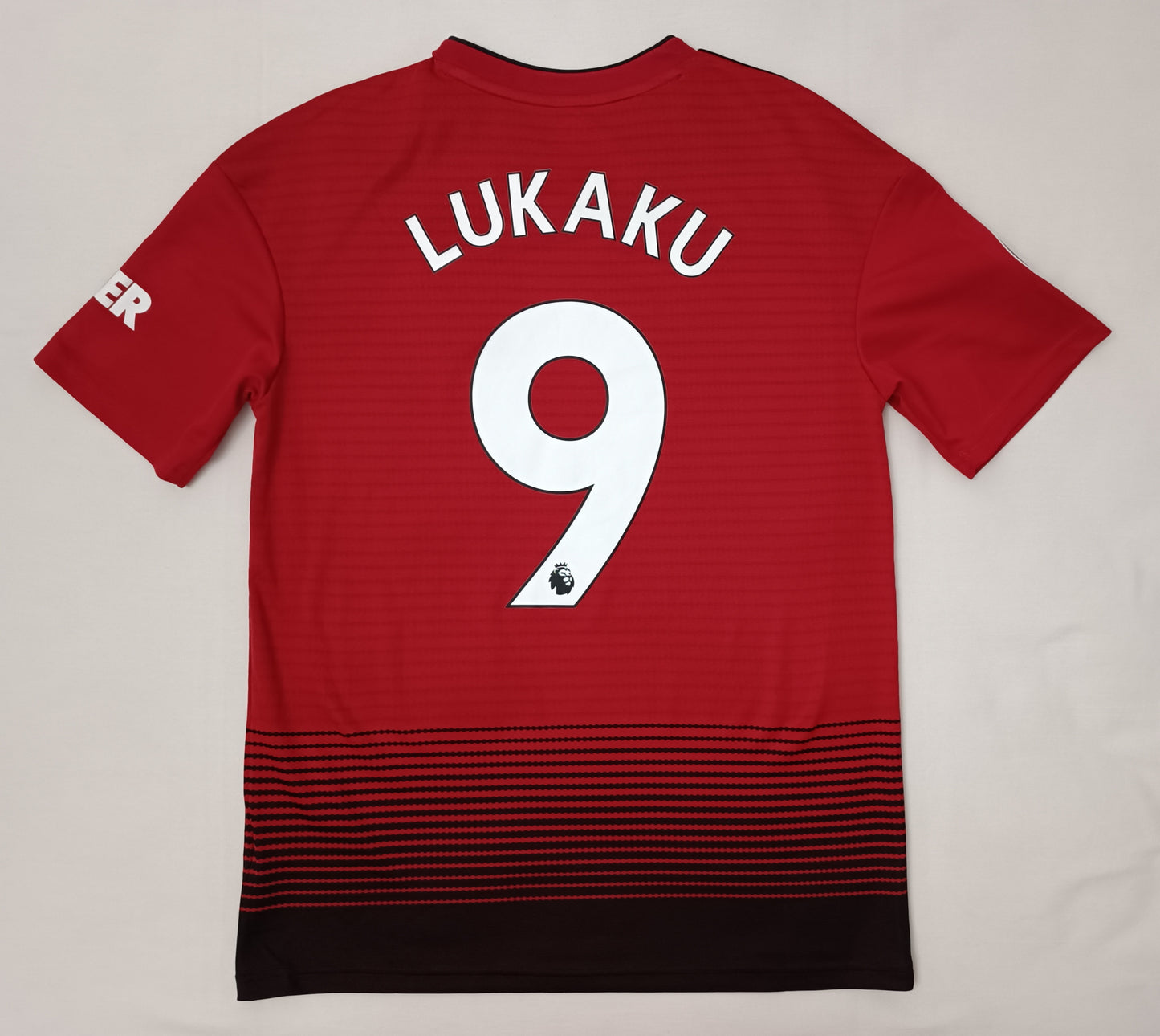 (ДЕТСКО) (Ръст 158-170см) Adidas Manchester United #9 Lukaku Home Jersey тениска