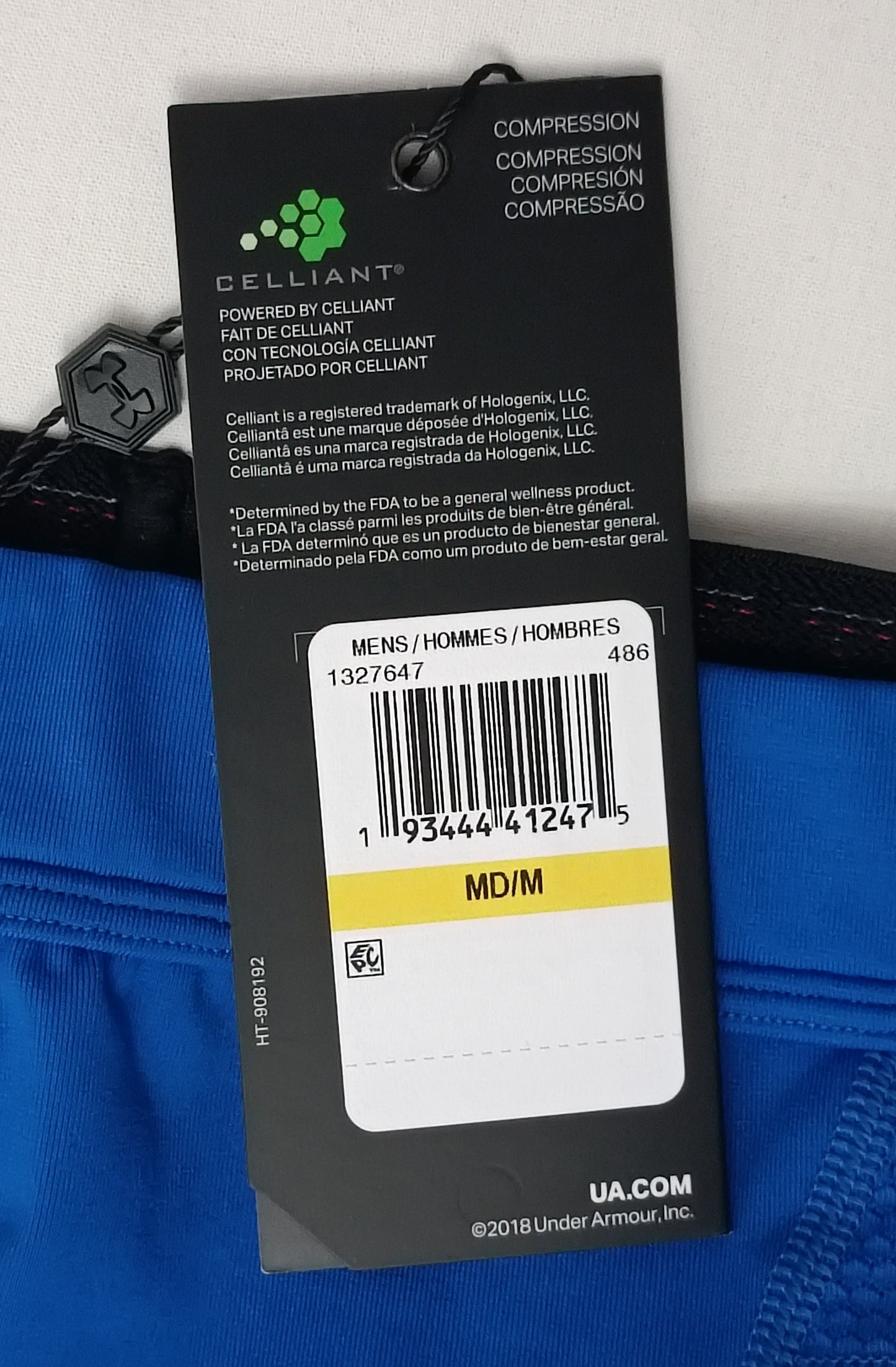 (M) Under Armour UA Rush 3/4 Tights клин