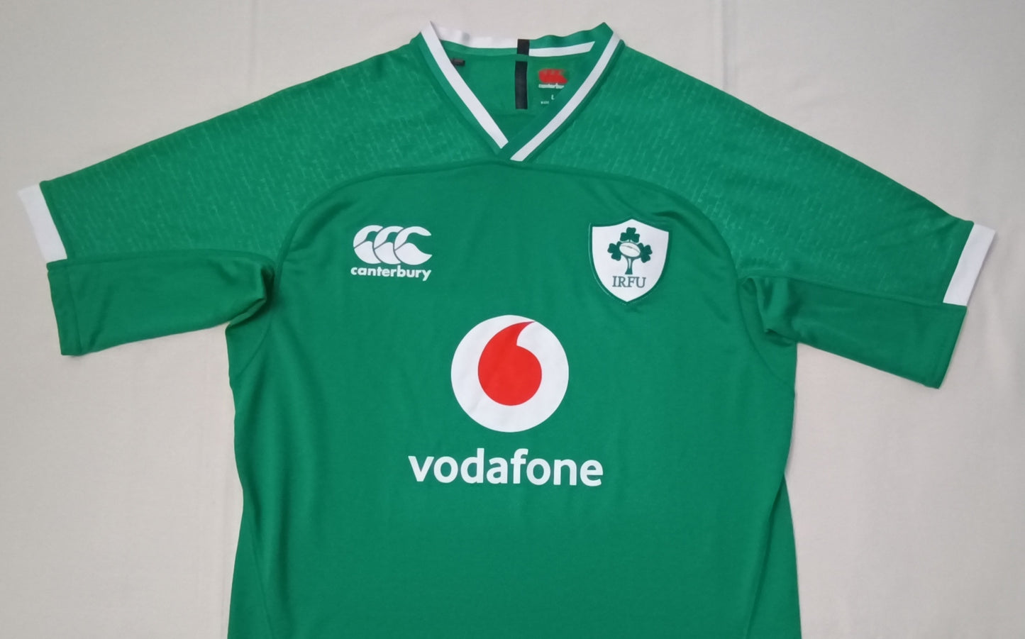 (L) Canterbury Ireland Rugby 2019 Home Jersey тениска