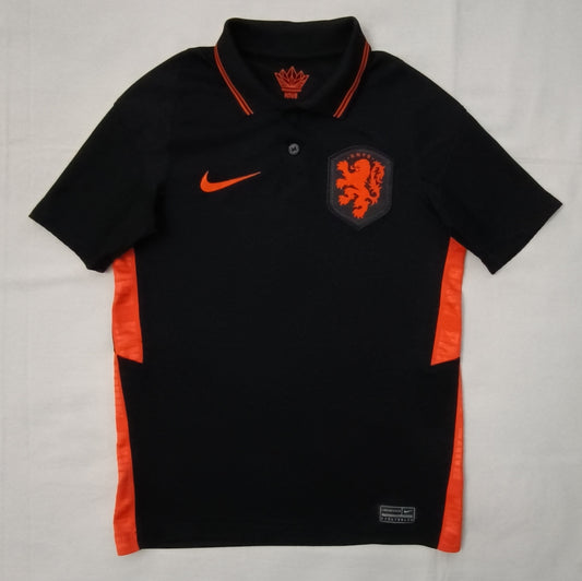 (ДЕТСКО) (Ръст 128-137см) Nike DRI-FIT Netherlands 2020/22 Away Jersey тениска