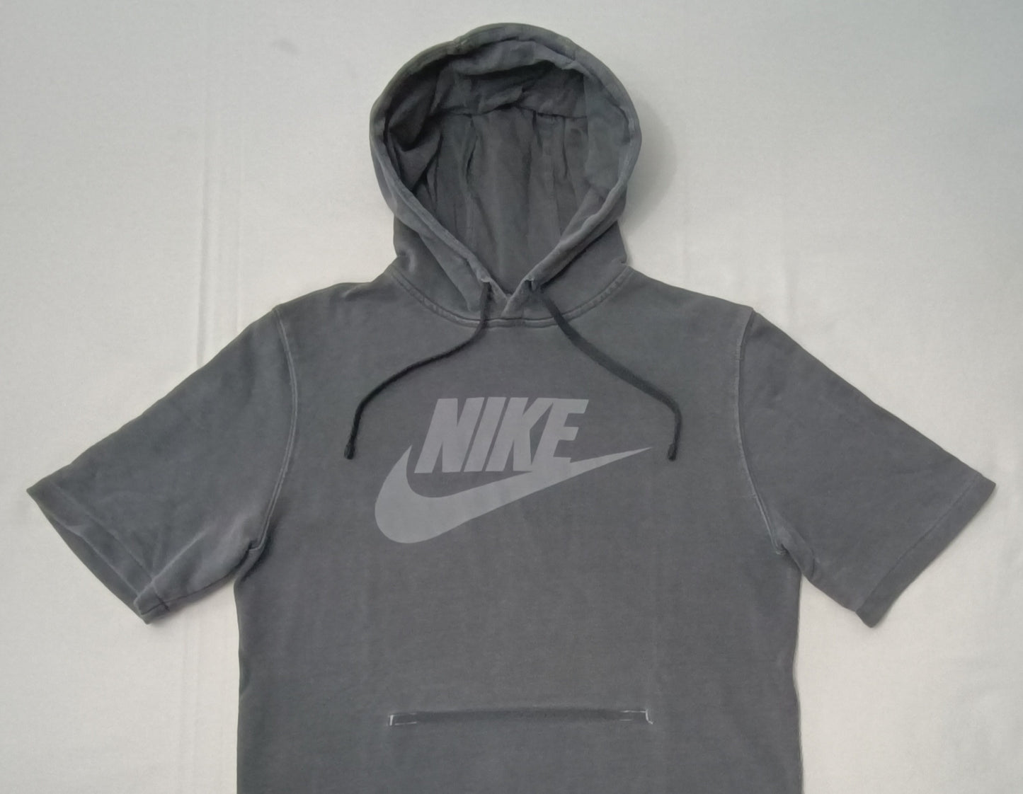 (M) Nike Logo Short Sleeve Hoodie горнище