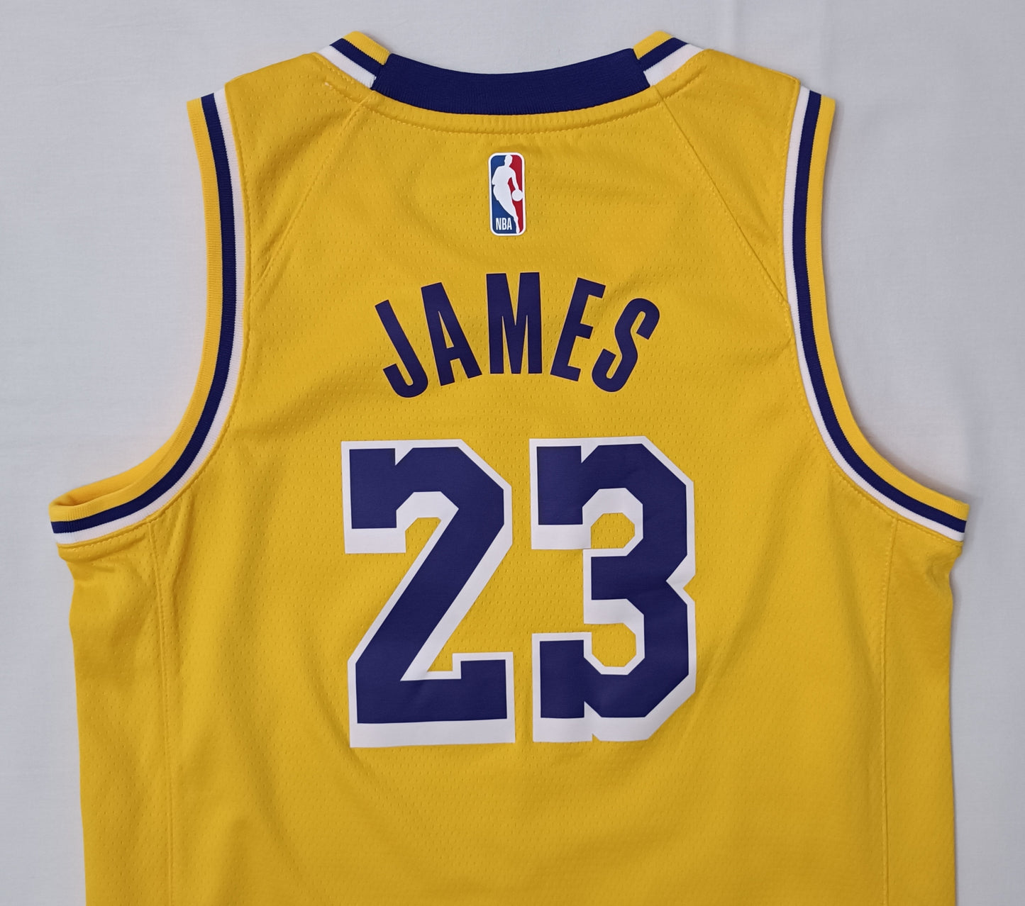 (ДЕТСКО) (Ръст 137-147см) Nike DRI-FIT NBA Los Angeles Lakers #23 LeBron James Jersey потник