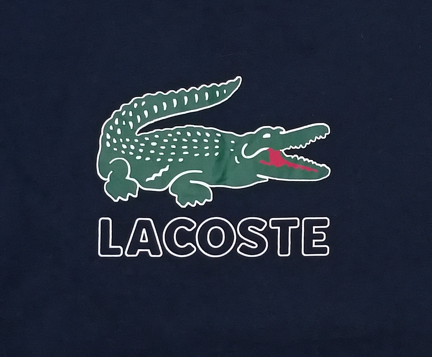 (ДЕТСКО) (Ръст 147-158см) Lacoste Big Logo Tee тениска