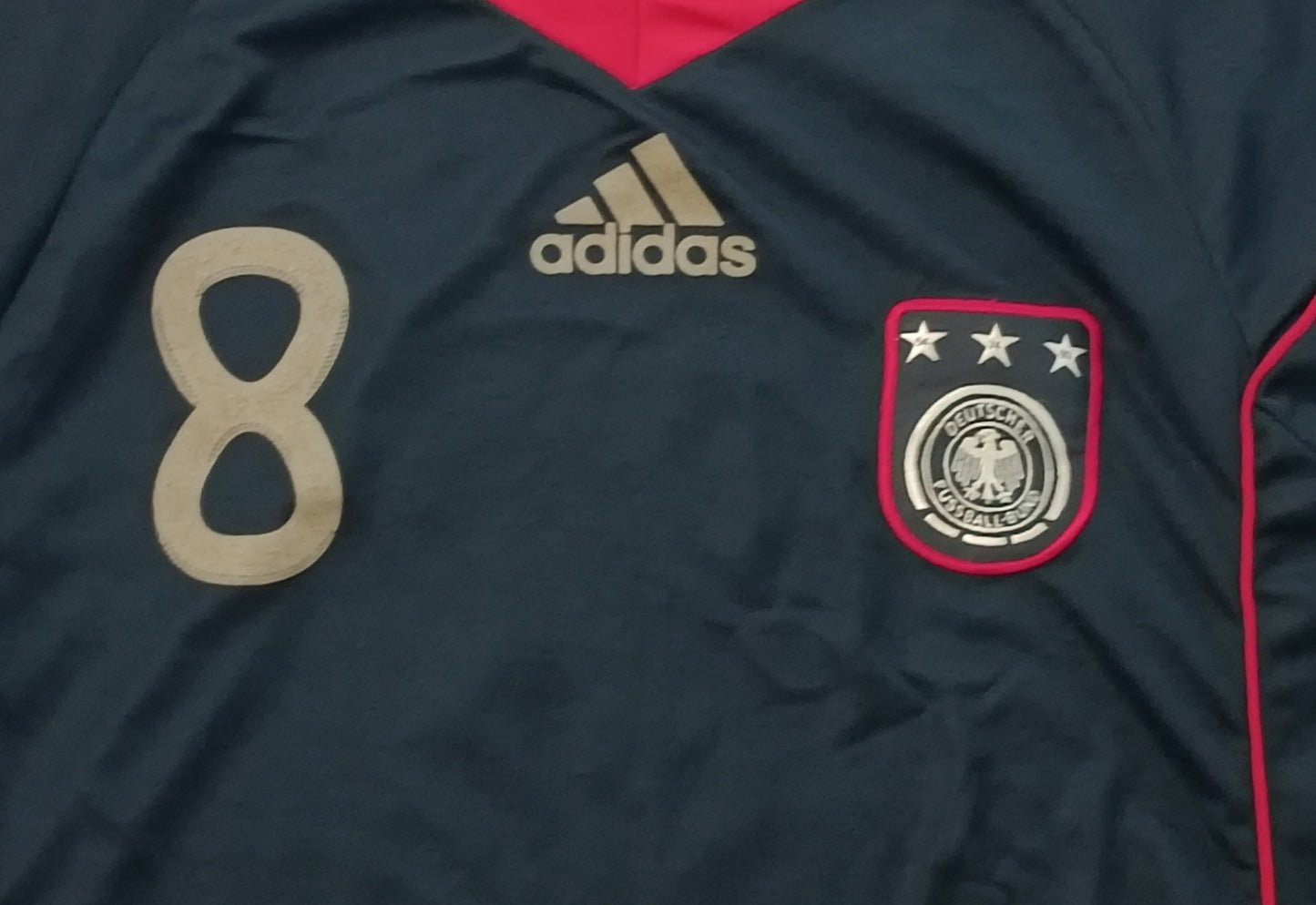 (ДЕТСКО) (Ръст 147-158см) Adidas Germany #8 Ozil Away Jersey тениска