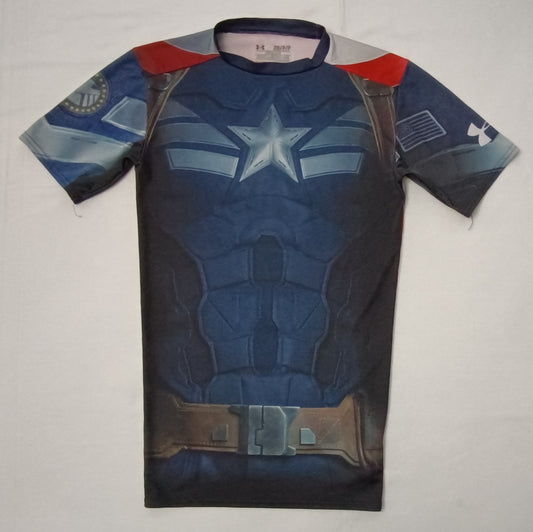 (S) Under Armour UA Captain America Alter Ego Compression Tee тениска