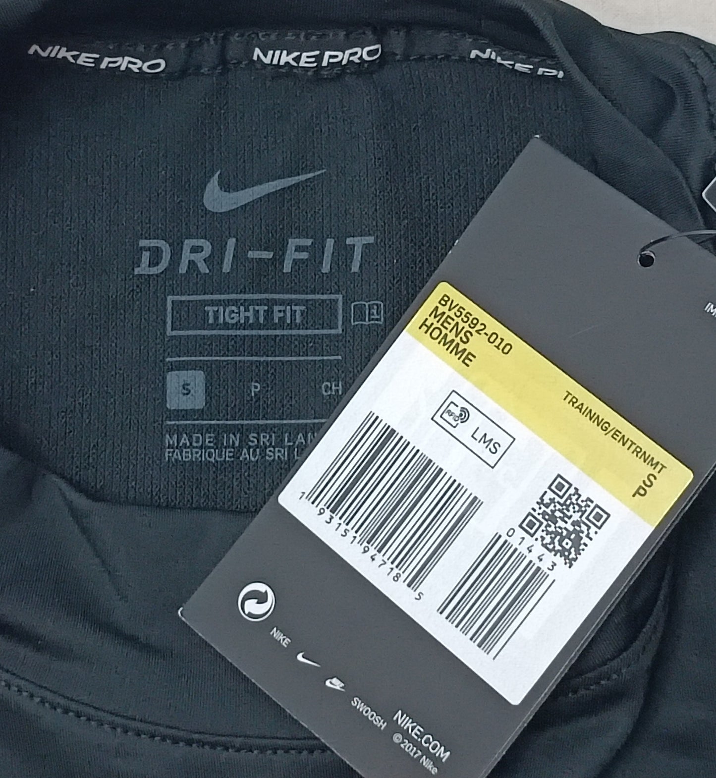 (S) Nike PRO DRI-FIT Tight Fit Long Sleeve блуза