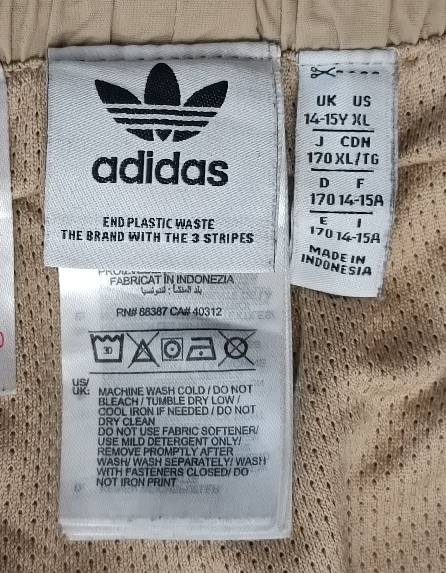 (ДЕТСКО) (Ръст 156-166см) Adidas Originals Trefoil Lock Up Pants долнище