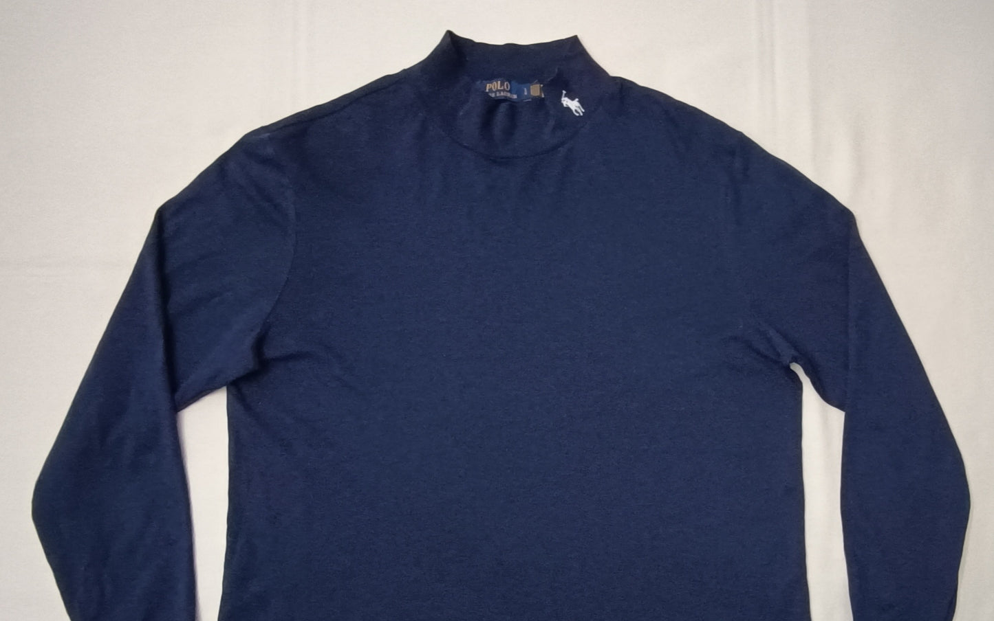(L) POLO Ralph Lauren Soft Cotton Mockneck Shirt блуза