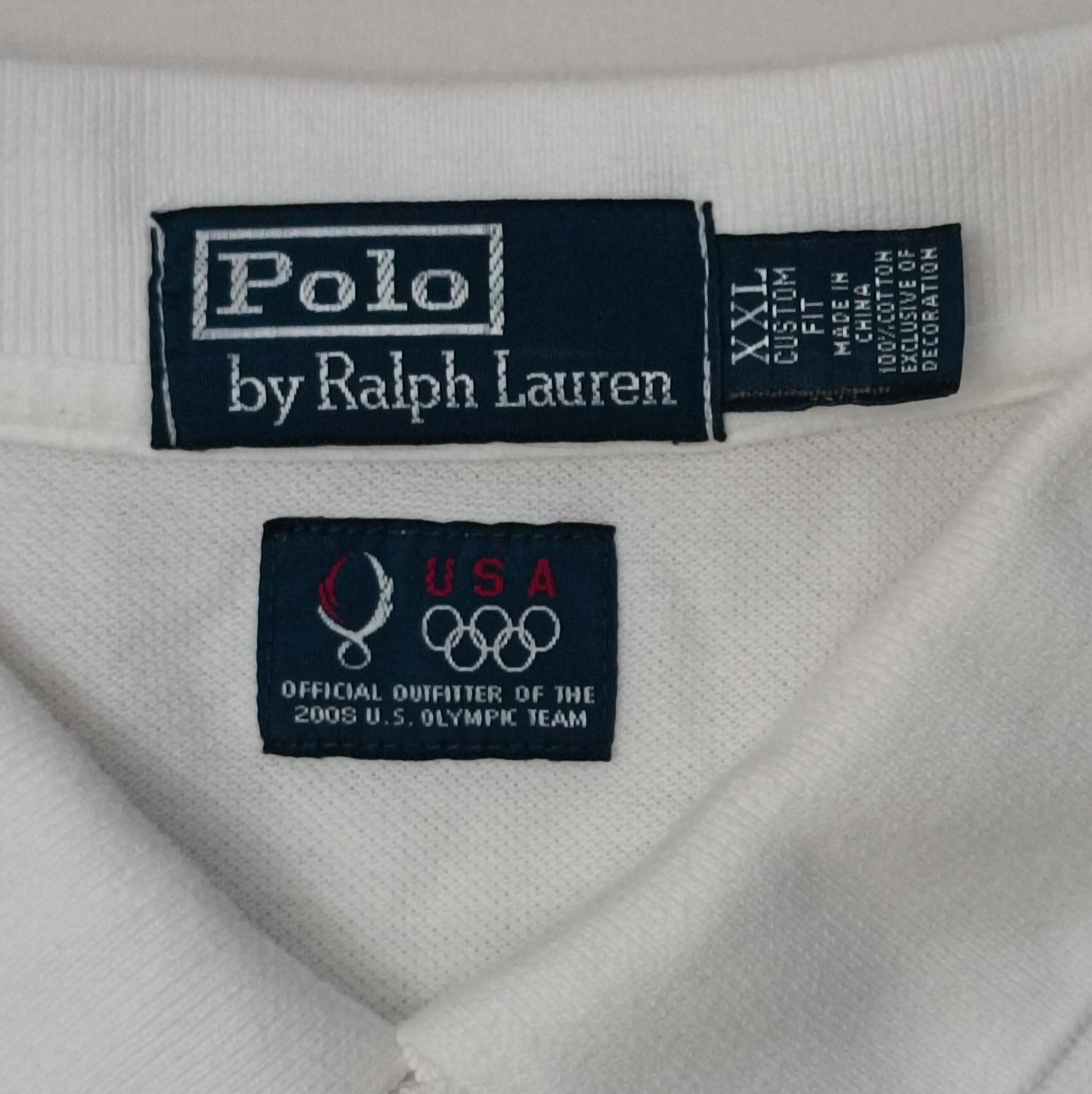 (2XL) POLO Ralph Lauren USA Beijing 2008 Olympic Team Polo Shirt поло тениска