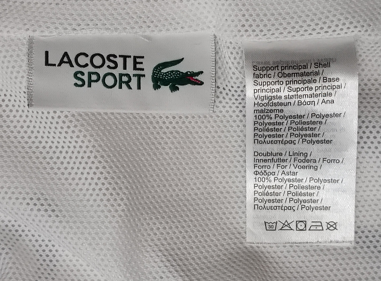 (S) Lacoste Sport Track Jacket горнище