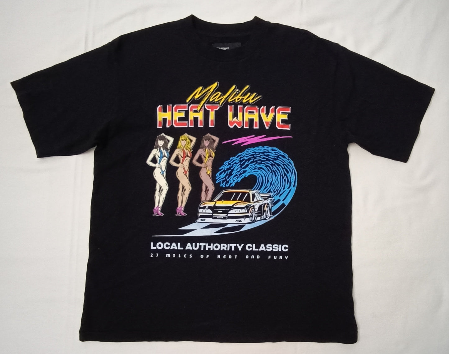 (M) Malibu Heat Wave Local Authority Los Angeles T-Shirt тениска