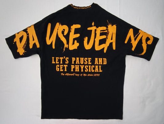 (M) Pause Jeans Orange Shirt тениска