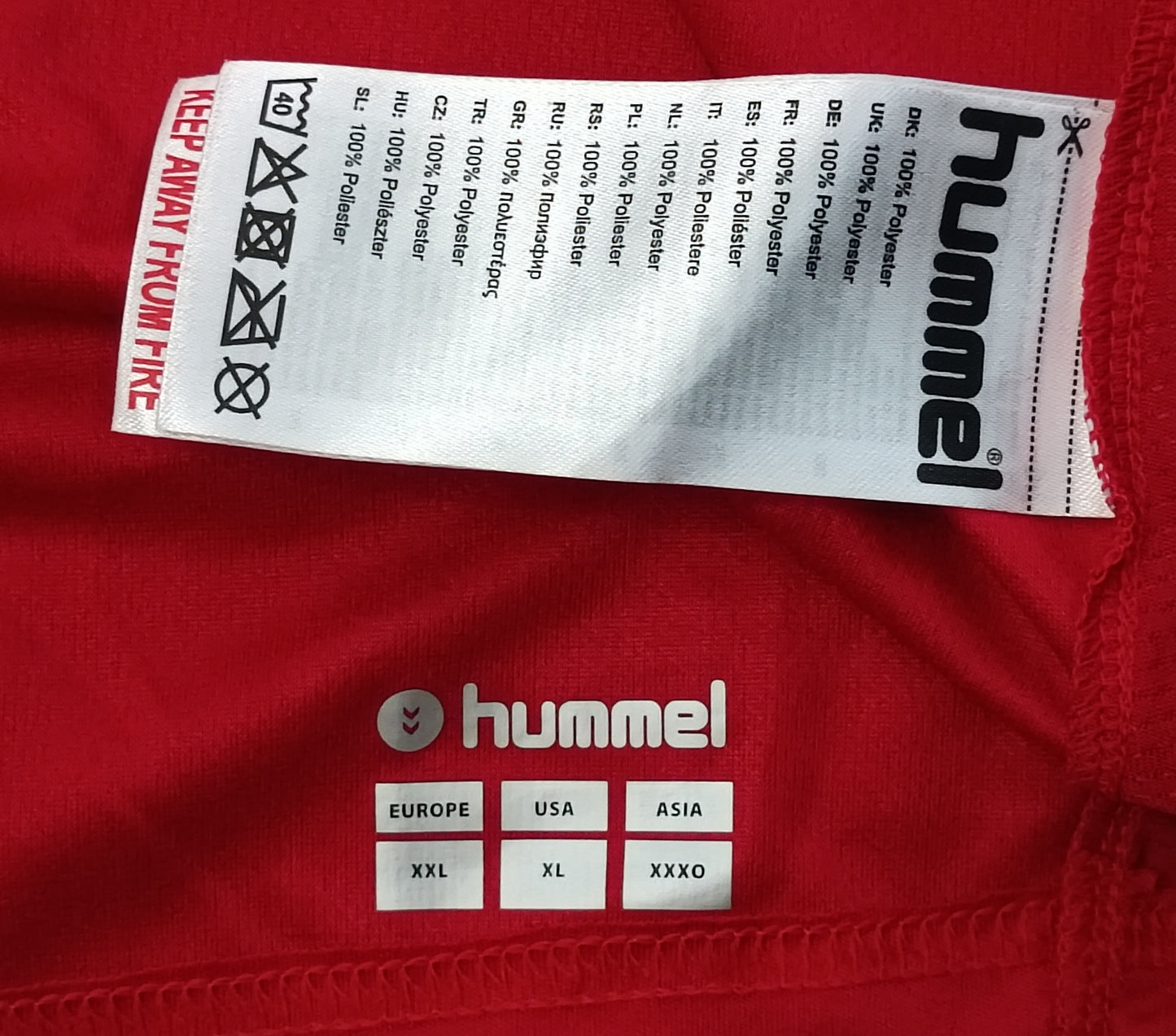(XL) Hummel Denmark 2018/19 Jersey тениска