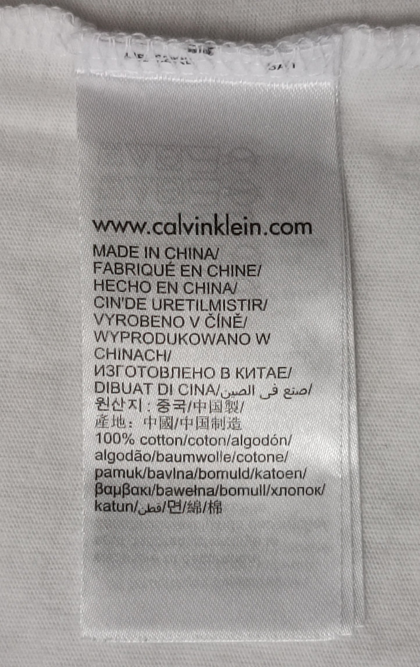 (M) Calvin Klein Jeans Logo T-Shirt тениска