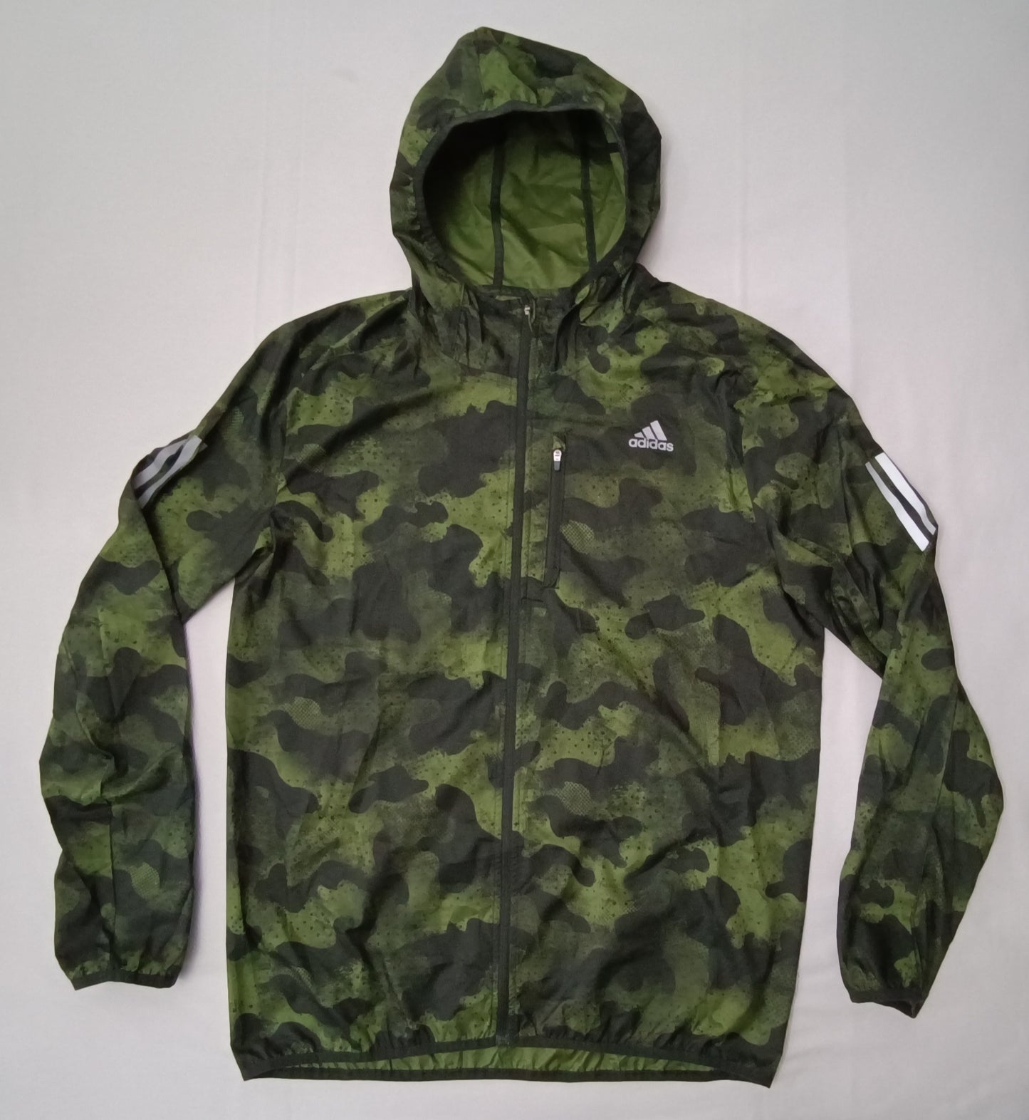 (M) Adidas Camouflage Windbreaker Jacket яке