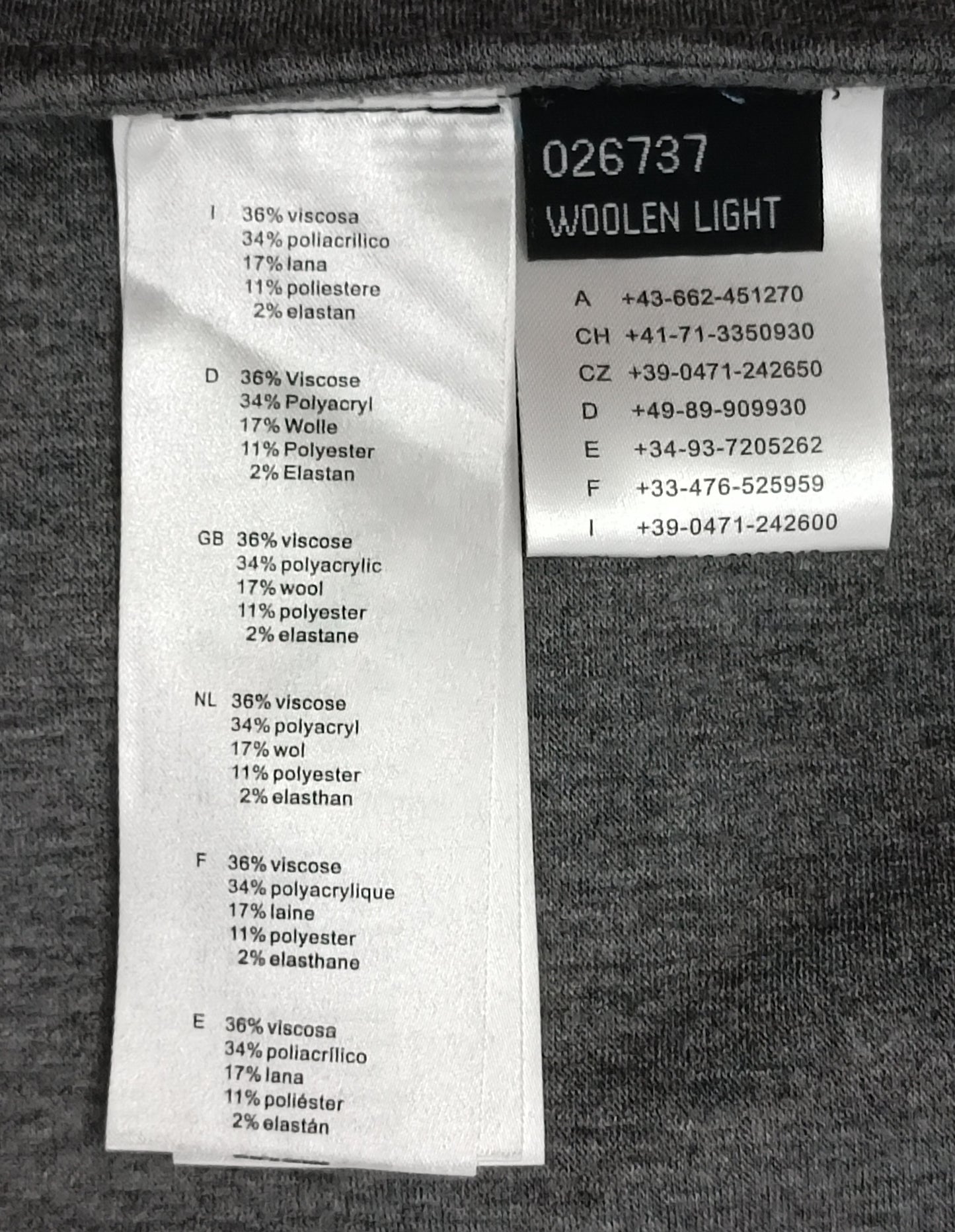 (L) Salewa Woolen Light Hoodie Jacket яке