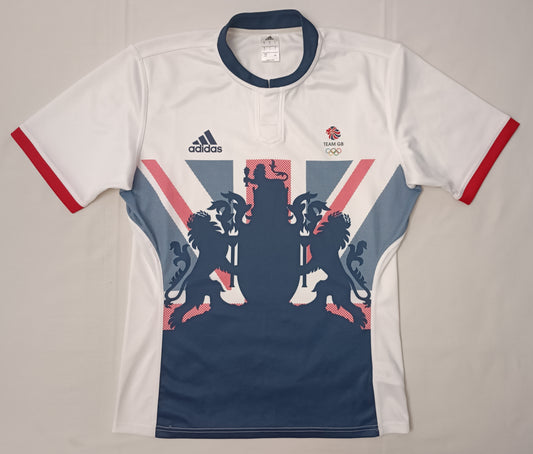 (L) Adidas Great Britain Team 2016 Rio Jersey тениска