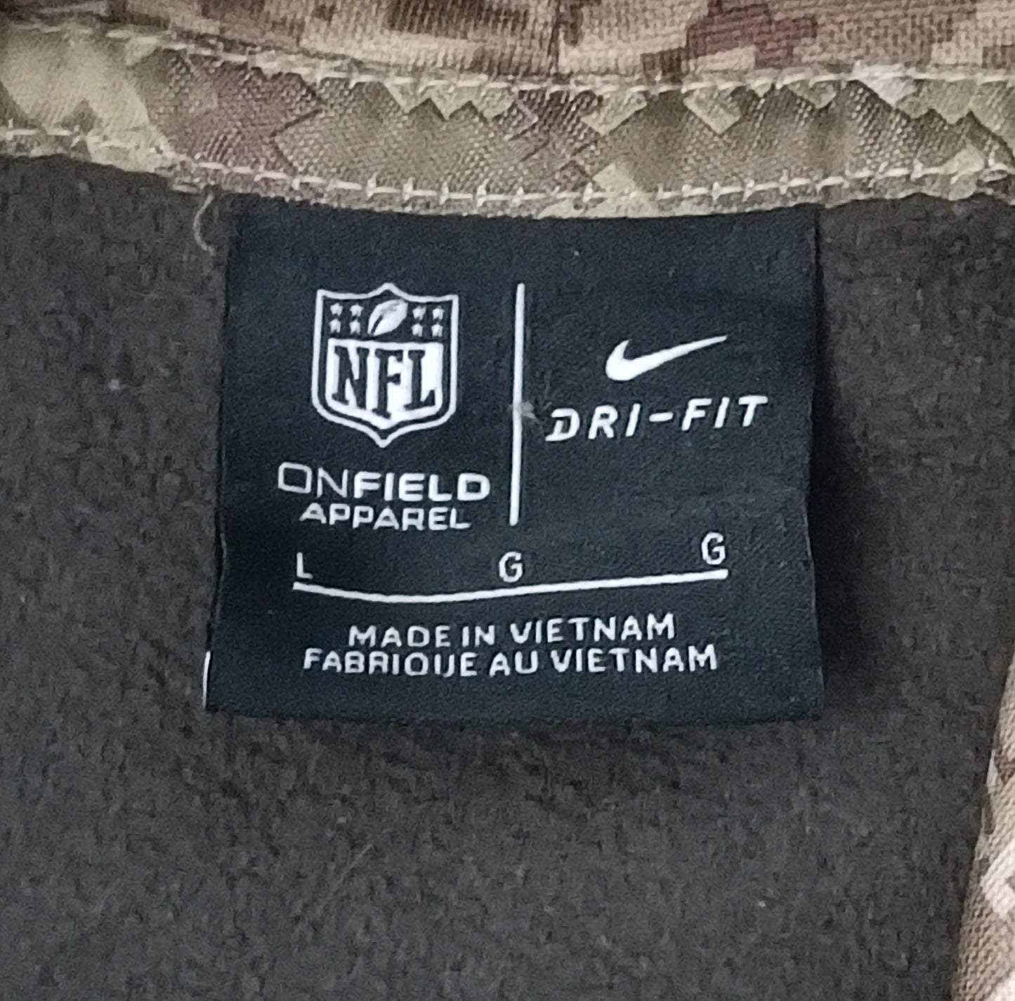 (L) Nike NFL Seattle Seahawks Salute To Service Hoodie горнище