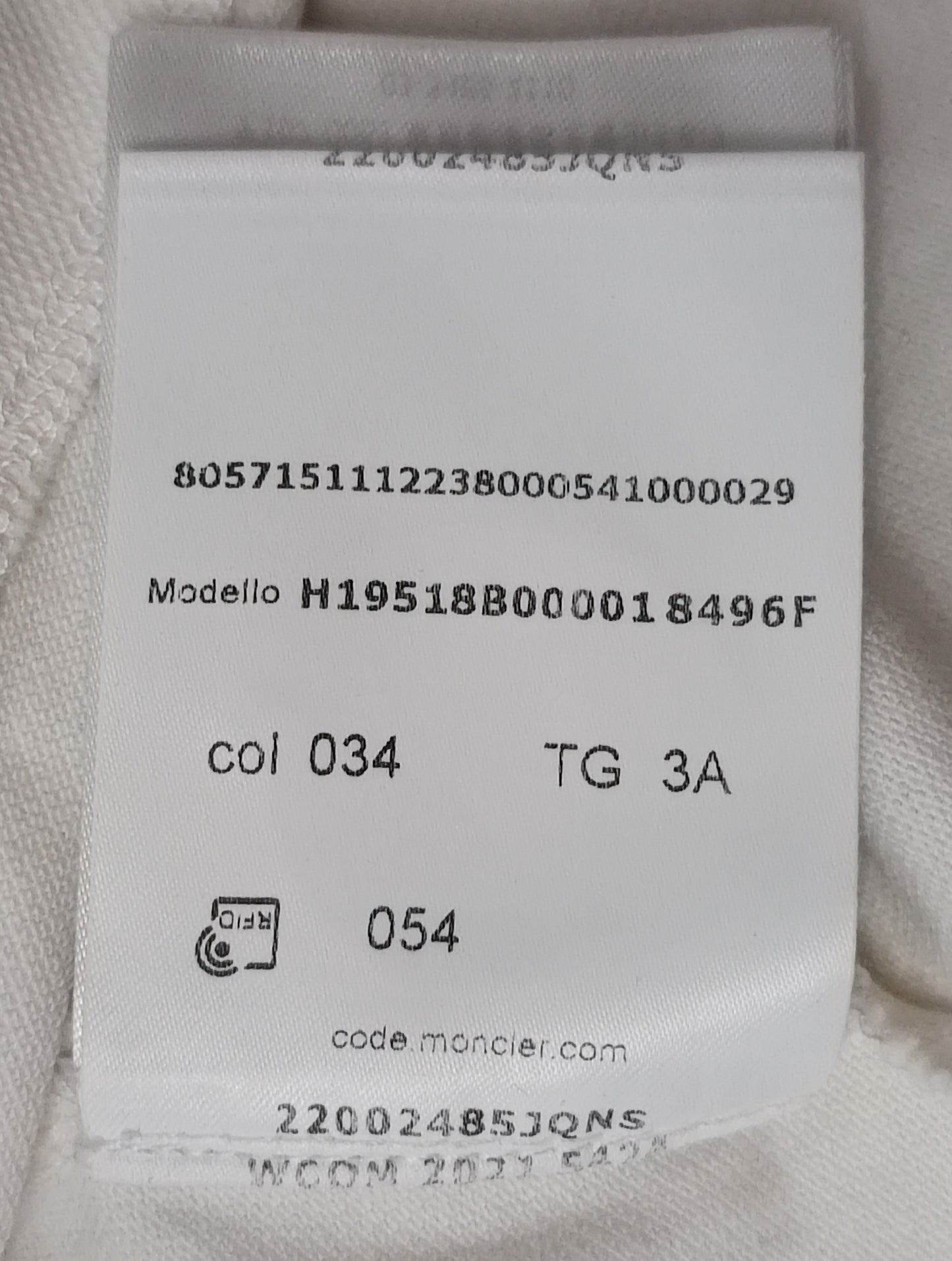 (ДЕТСКО) (3 години) Moncler Long Sleeve Top блуза
